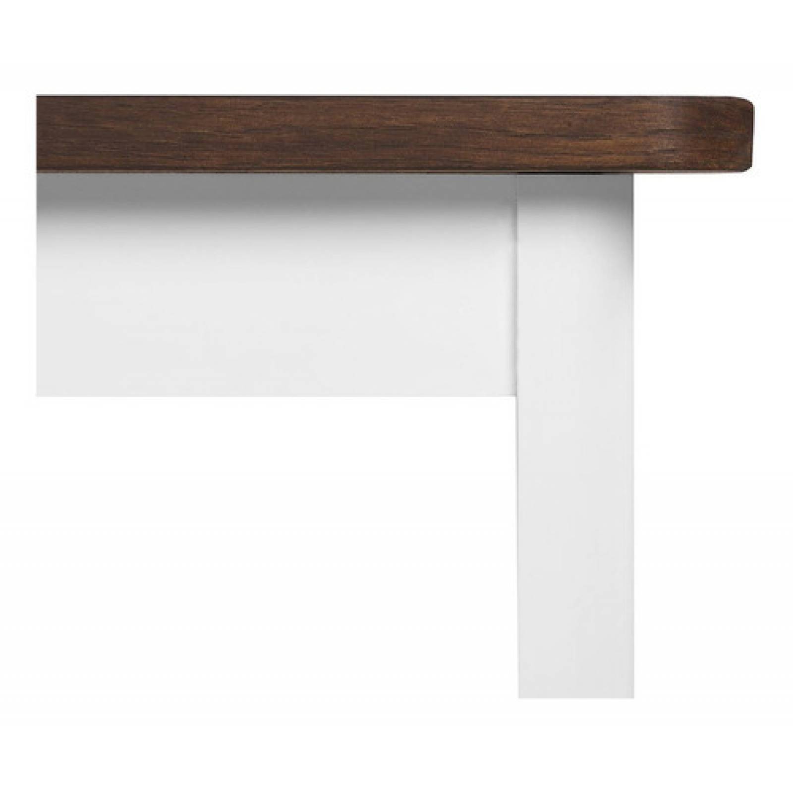 Mesa De Comedor Gaia Santo Domingo Cuadrada Madera Blanco