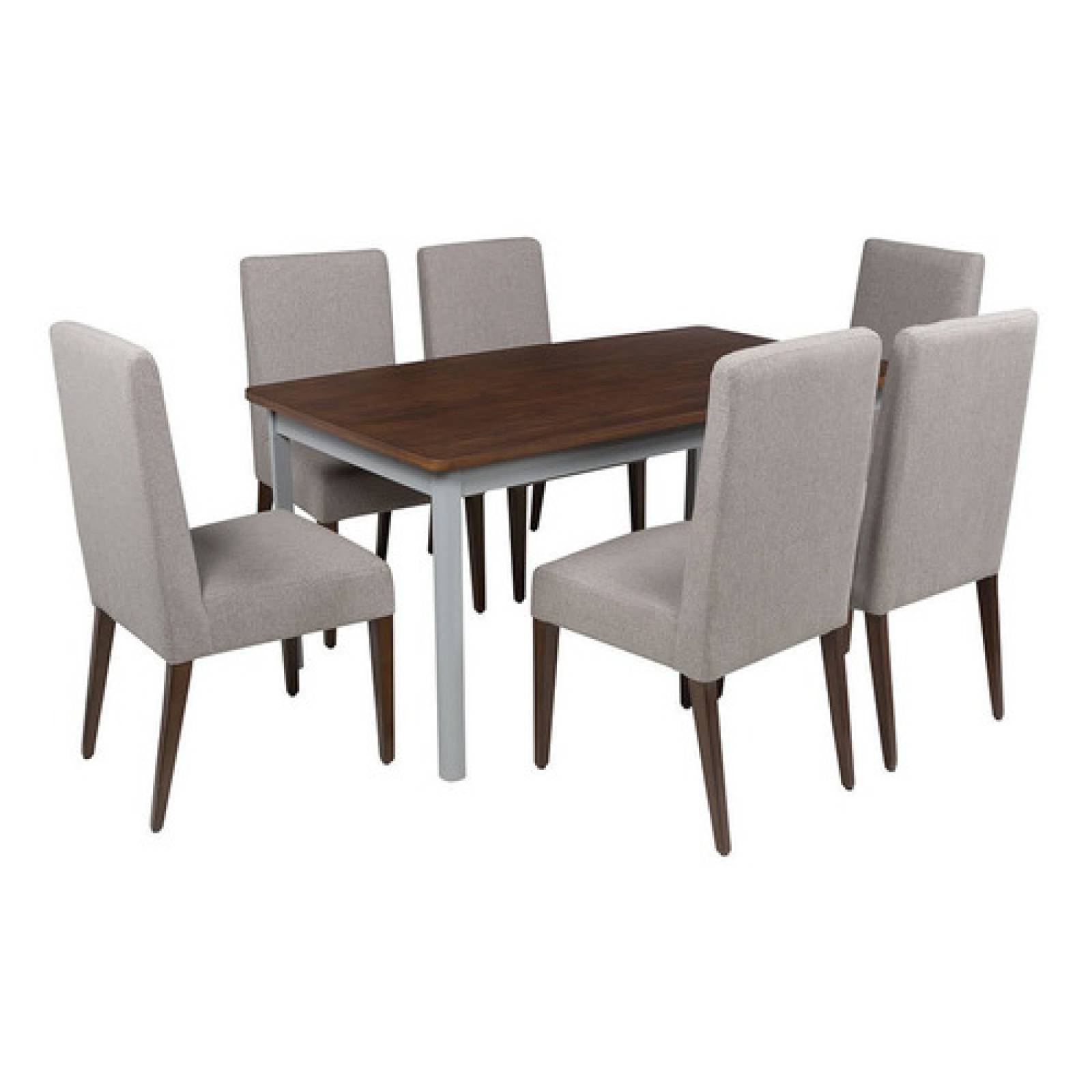 Mesa De Comedor Gaia Santo Domingo Rectangular Vintage Gris