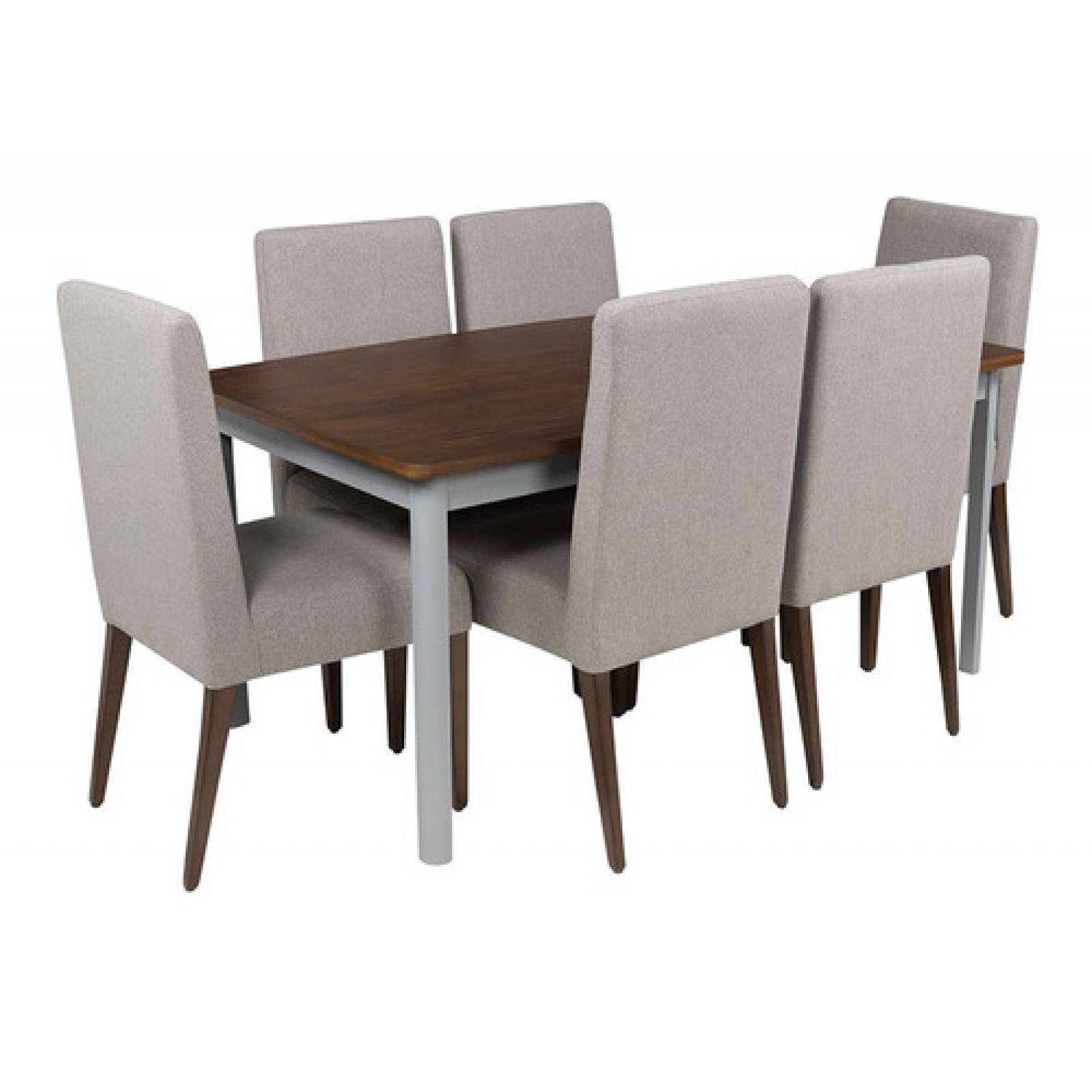 Mesa De Comedor Gaia Santo Domingo Rectangular Vintage Gris