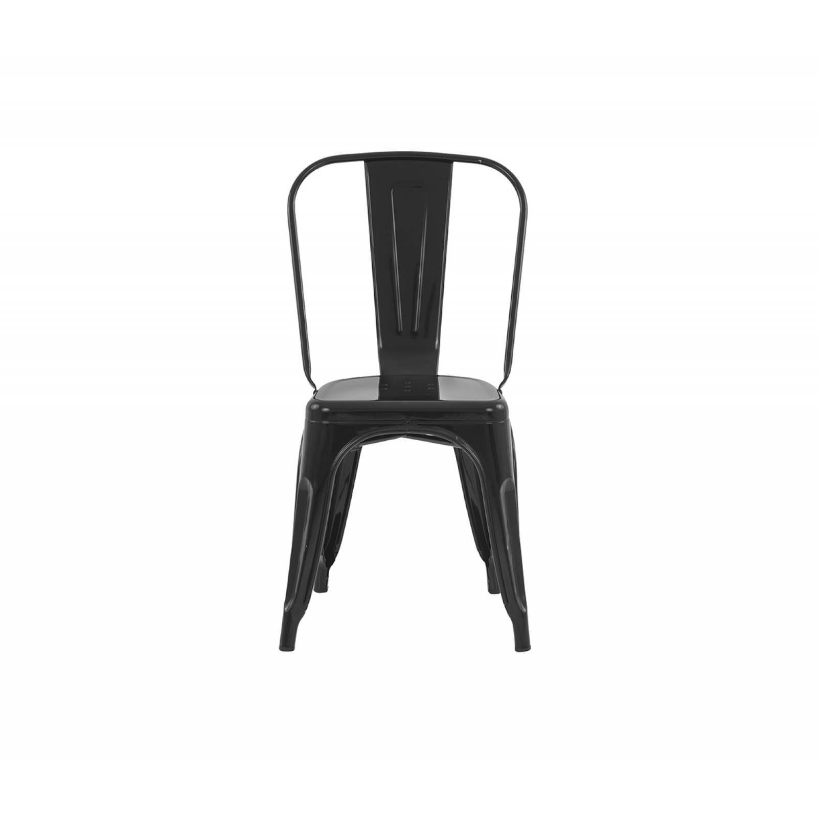 Silla Tólix réplica   Negro