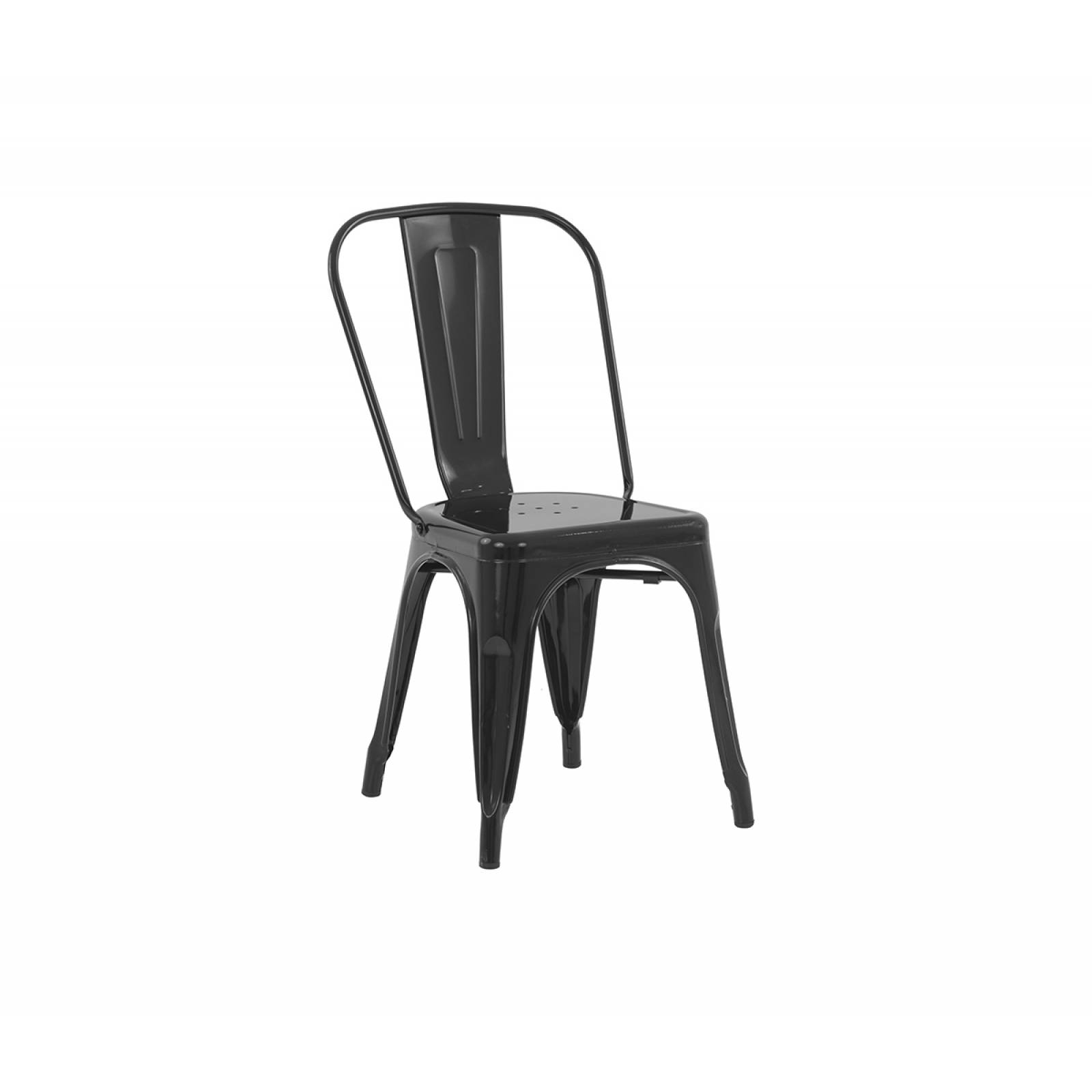 Silla Tólix réplica   Negro