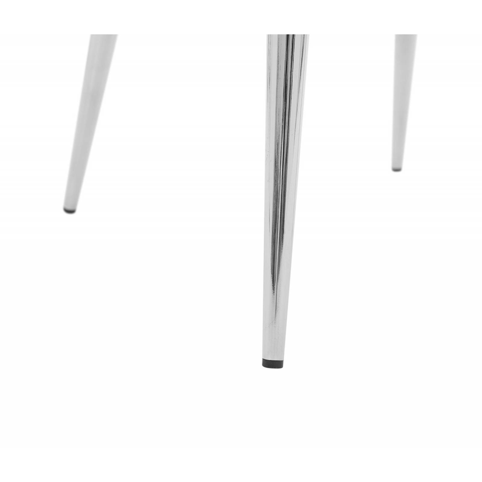 Silla Jonotla pata plateada   Naranja