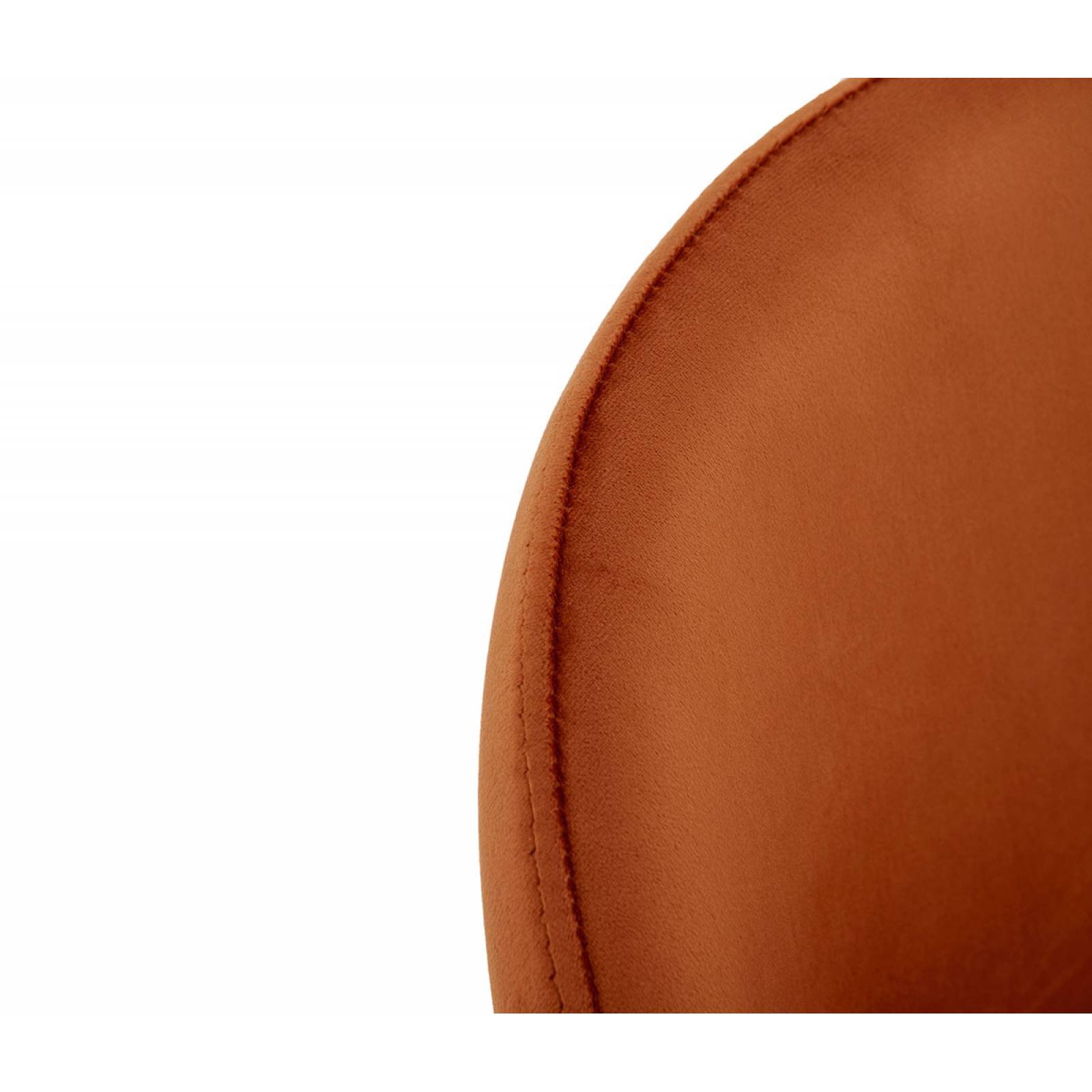 Silla Jonotla pata plateada   Naranja