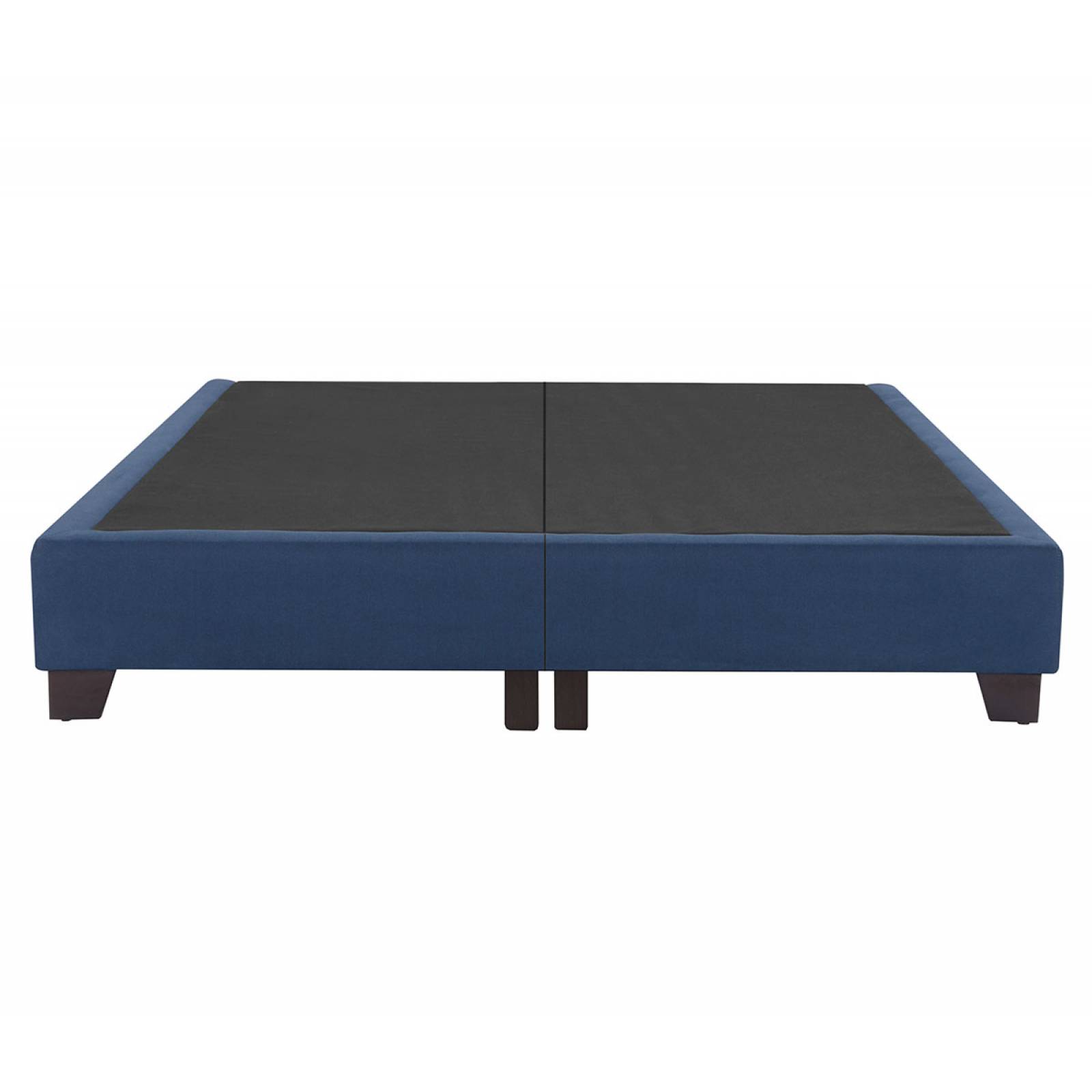 Base de cama king size Alva   Azul oscuro