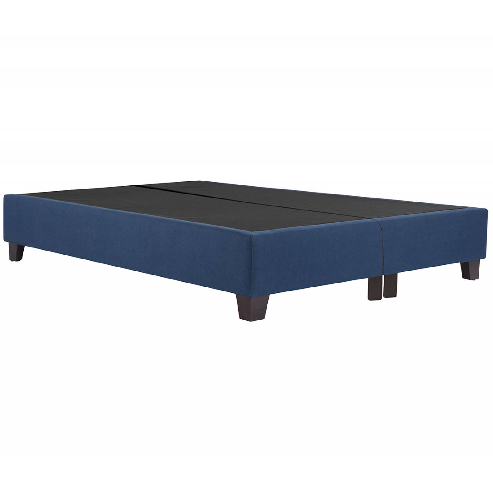 Base de cama king size Alva   Azul oscuro