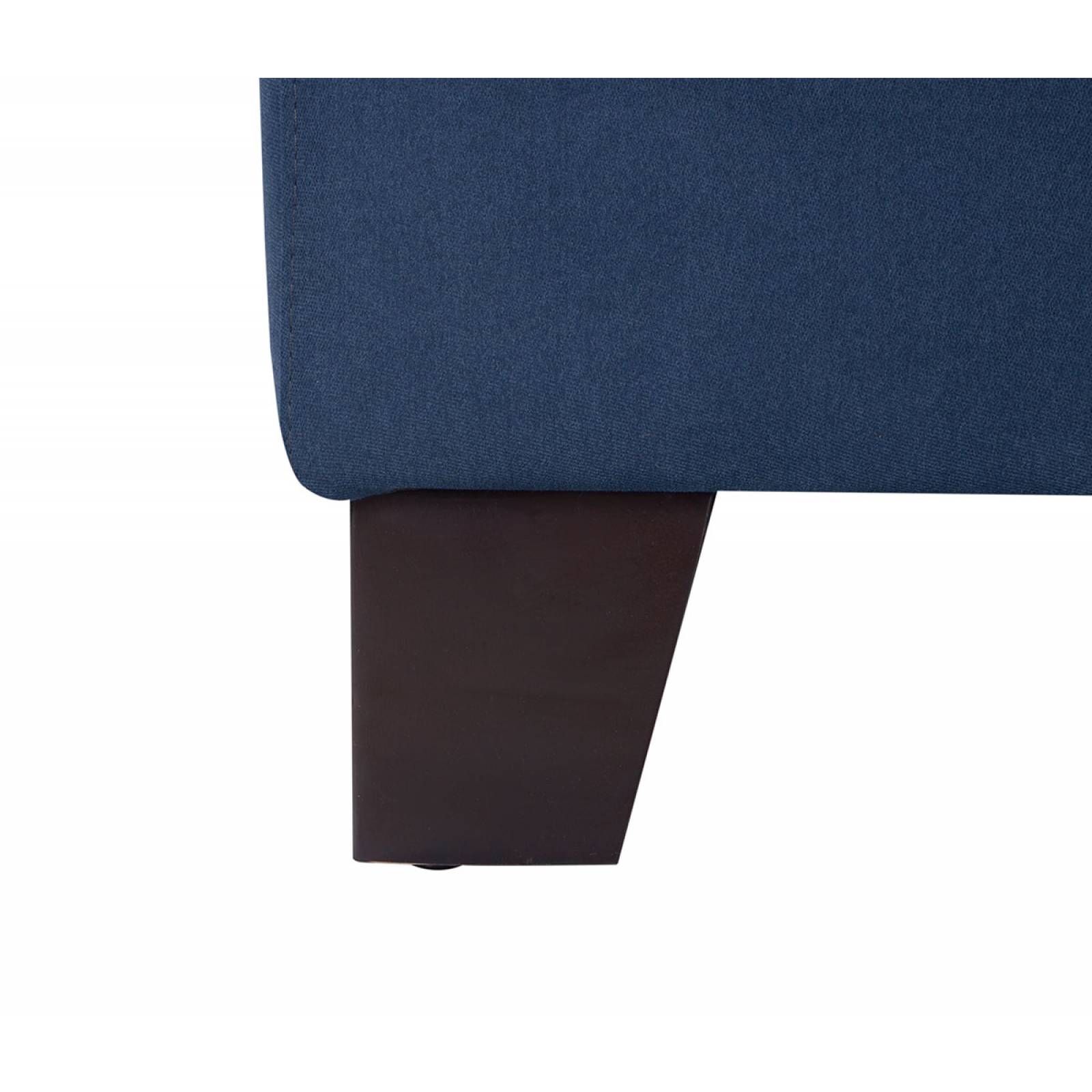 Base de cama king size Alva   Azul oscuro