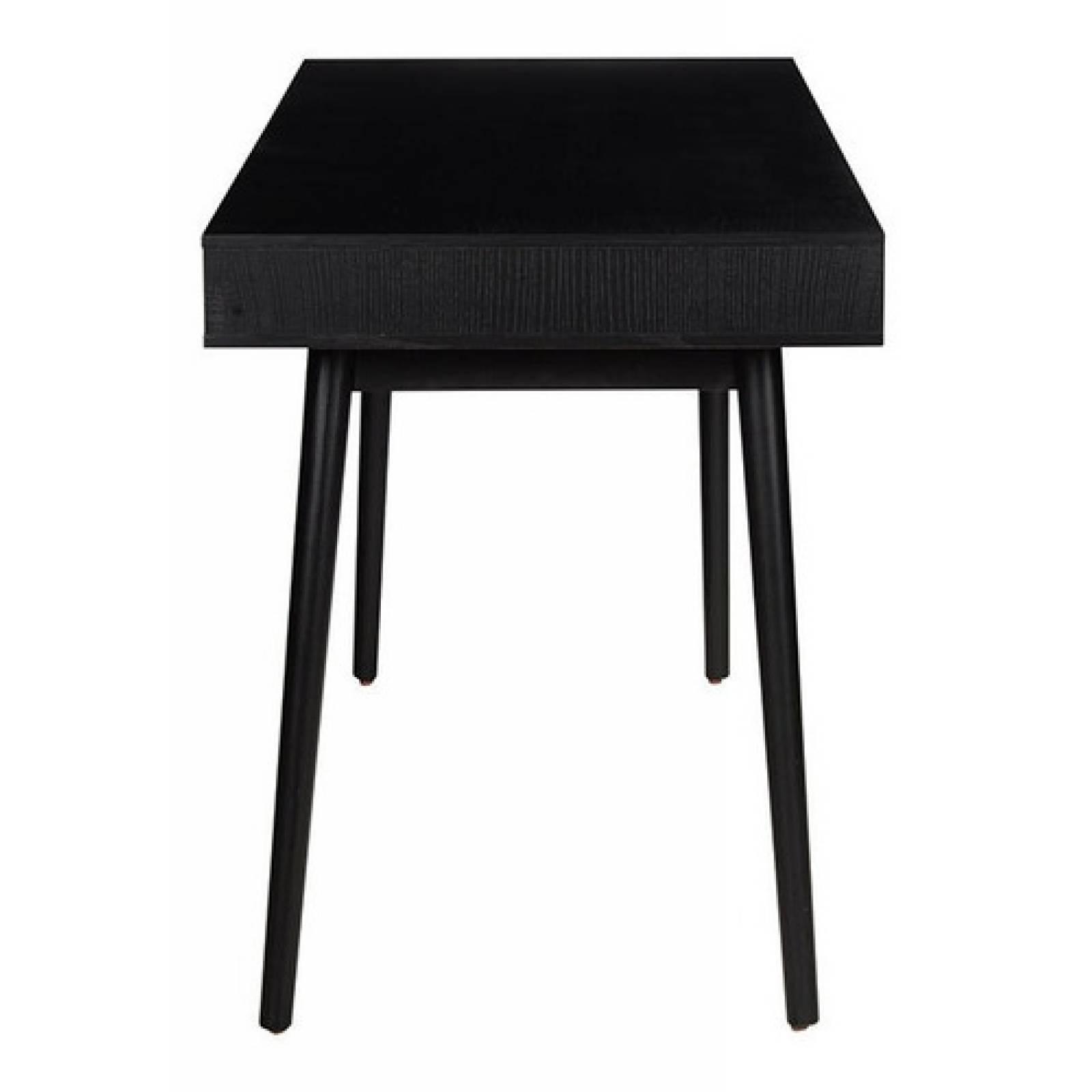 Escritorio Gaia Breton Madera Negra Minimalista 150cm Nogal