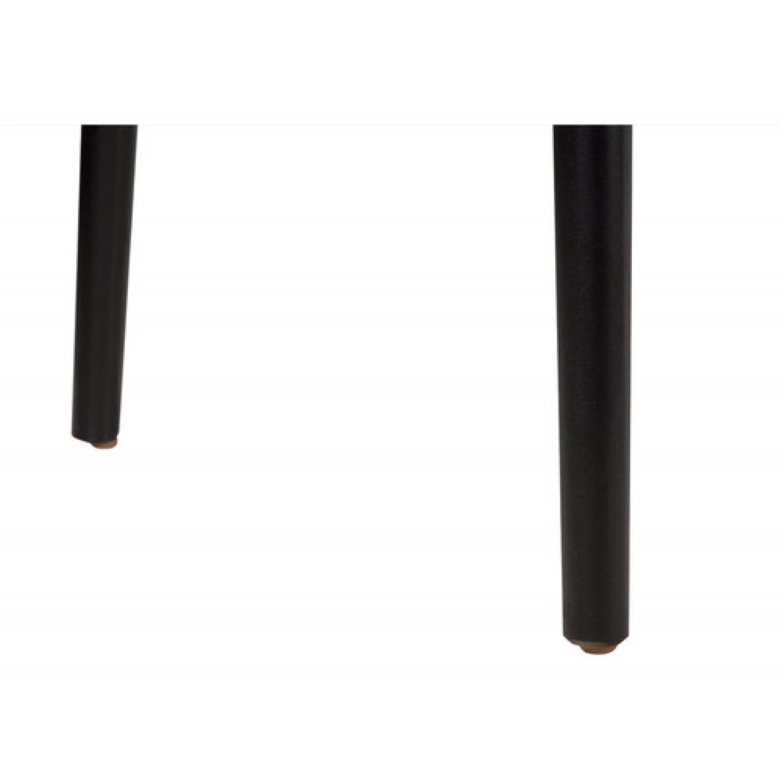 Escritorio Gaia Breton Madera Negra Minimalista 150cm Nogal