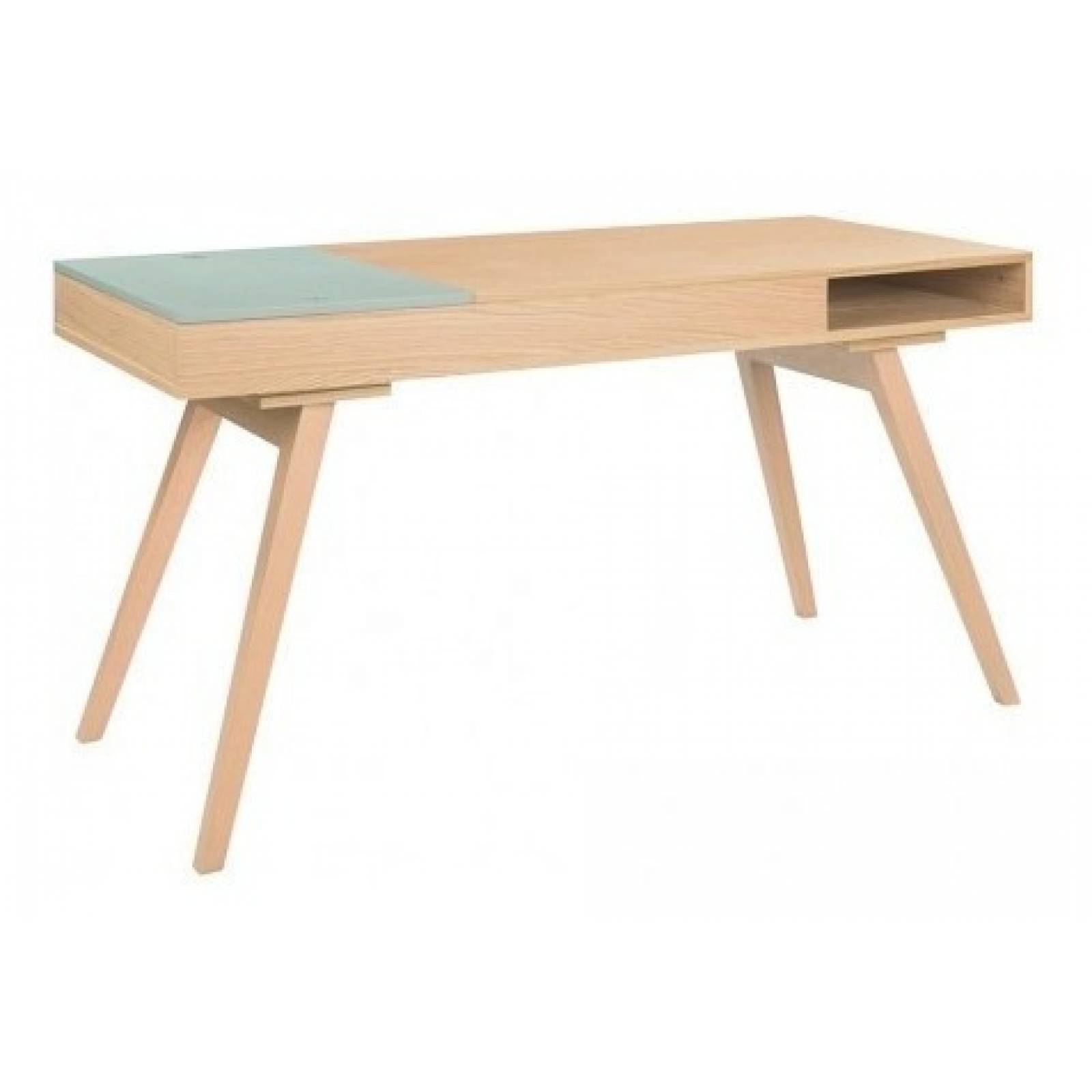 Escritorio Gaia Vallarta Madera Para Computadora Menta