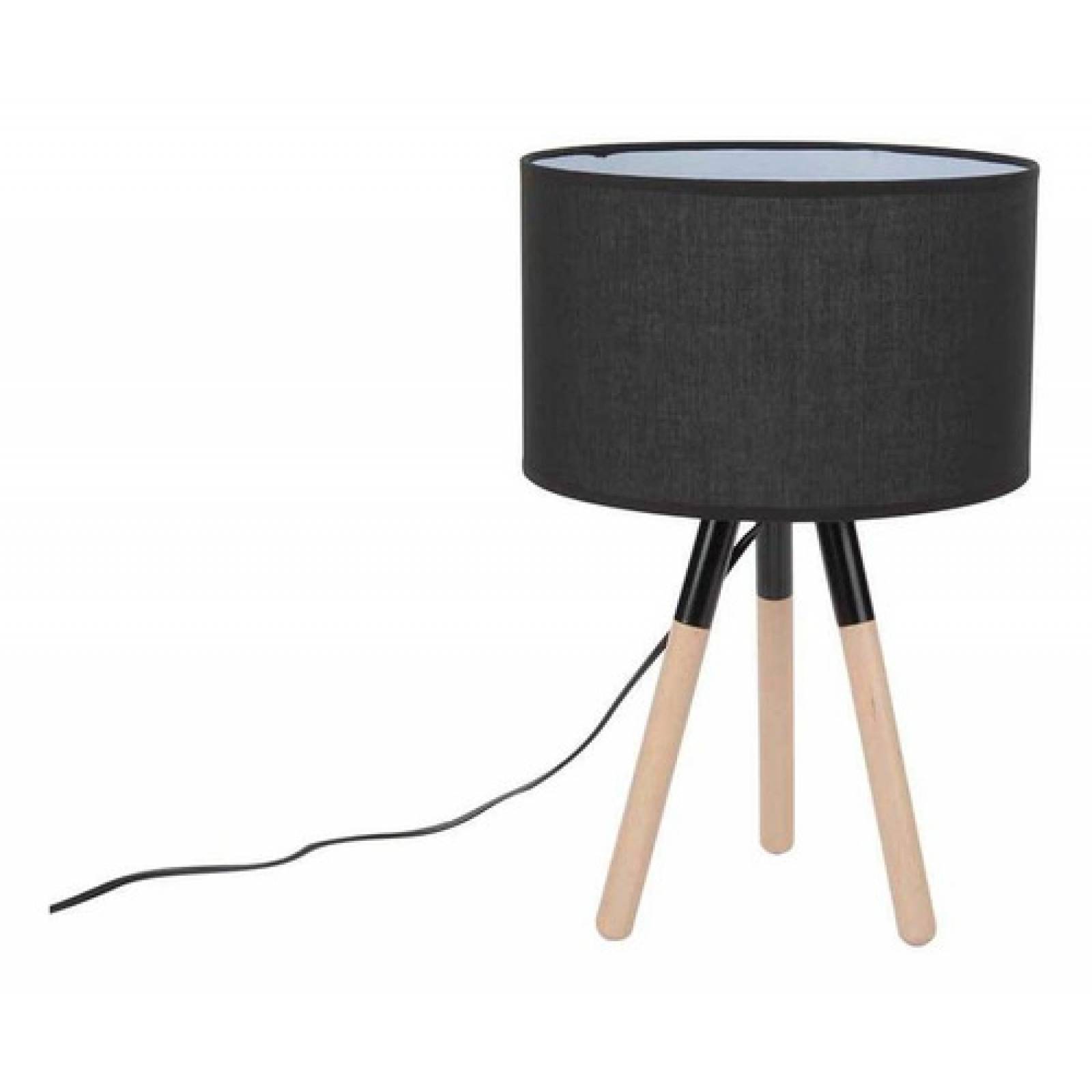 Lampara De Mesa Gaia Ulloa Buro Sala Moderna Negro