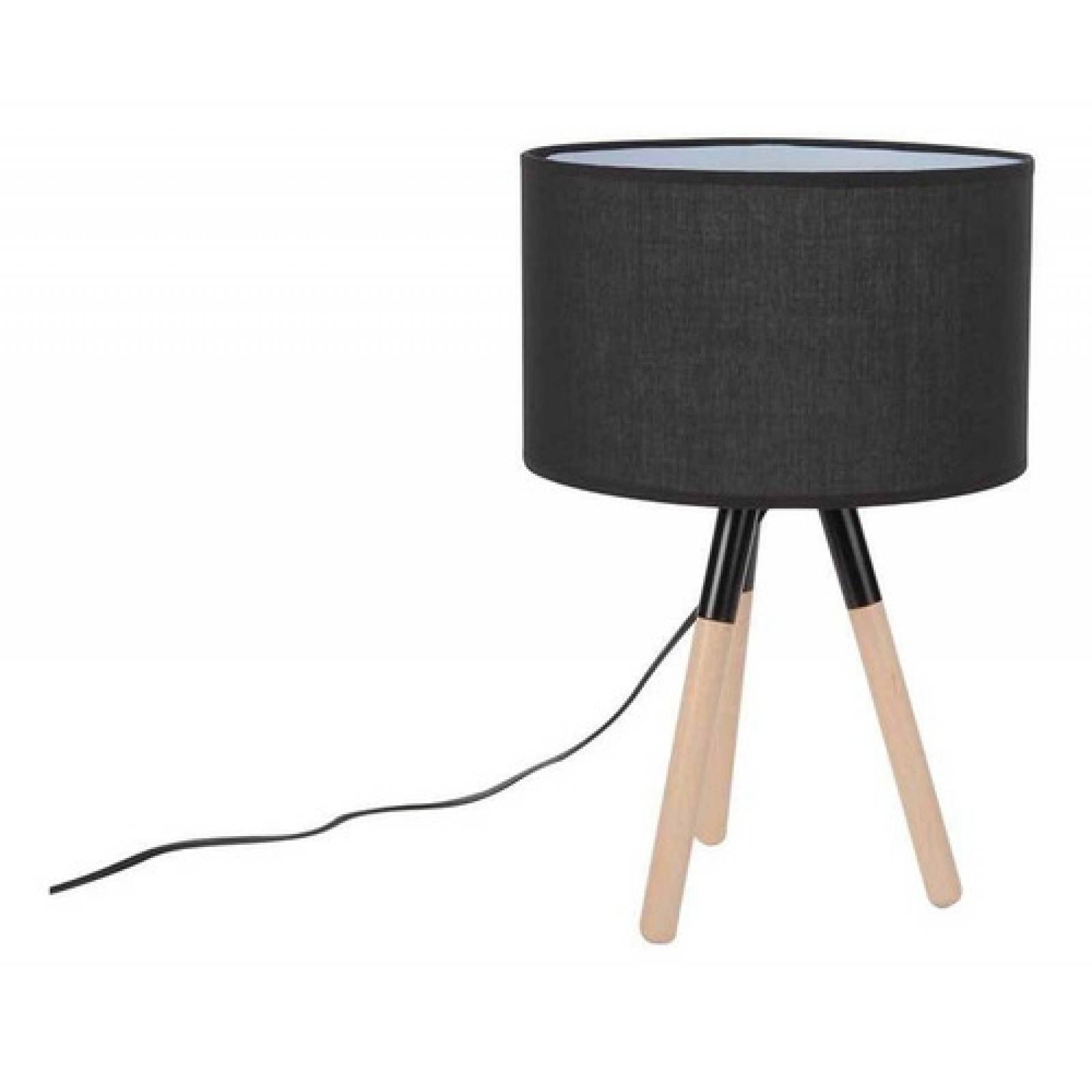 Lampara De Mesa Gaia Ulloa Buro Sala Moderna Negro