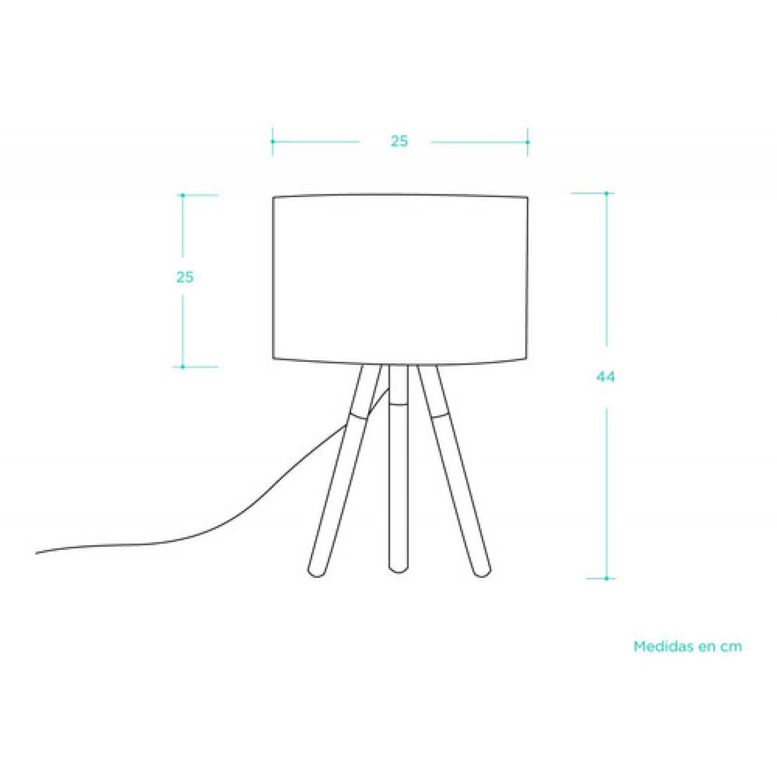 Lampara De Mesa Gaia Ulloa Buro Sala Moderna Negro