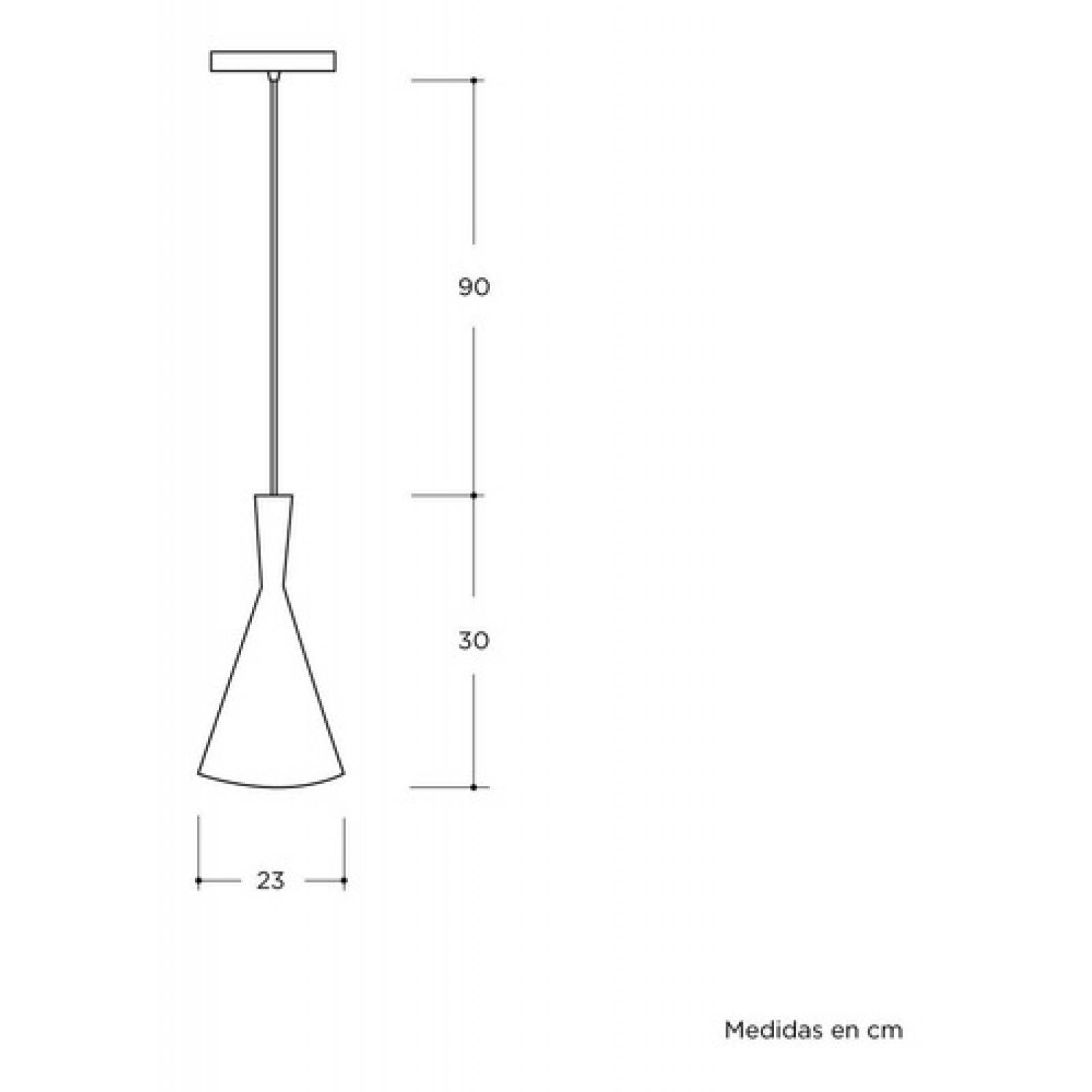 Lámpara De Techo Dixon Réplica C   Negro