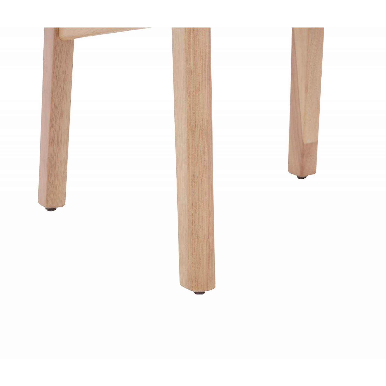 Silla Boris natural   Gris claro