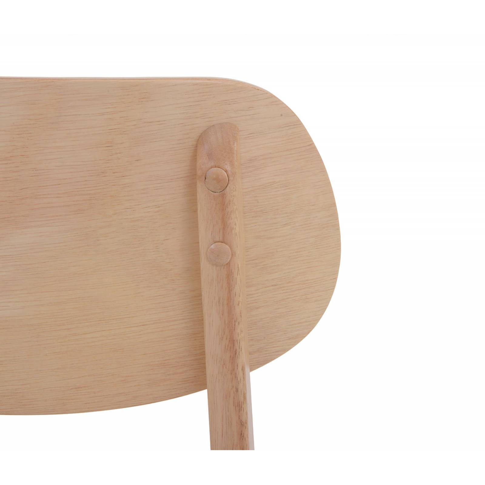 Silla Boris natural   Gris claro