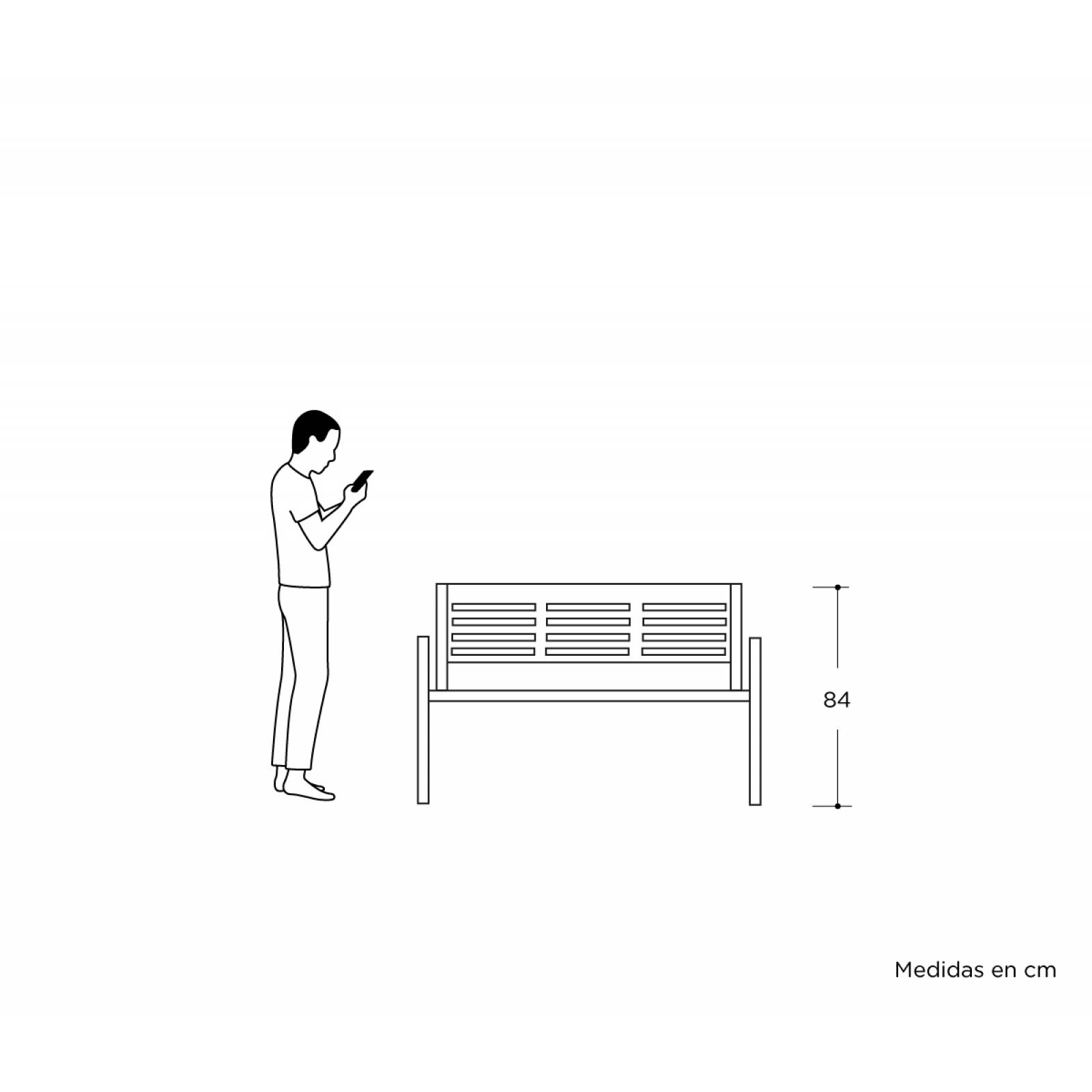 Banca para exterior Torino   Rojo