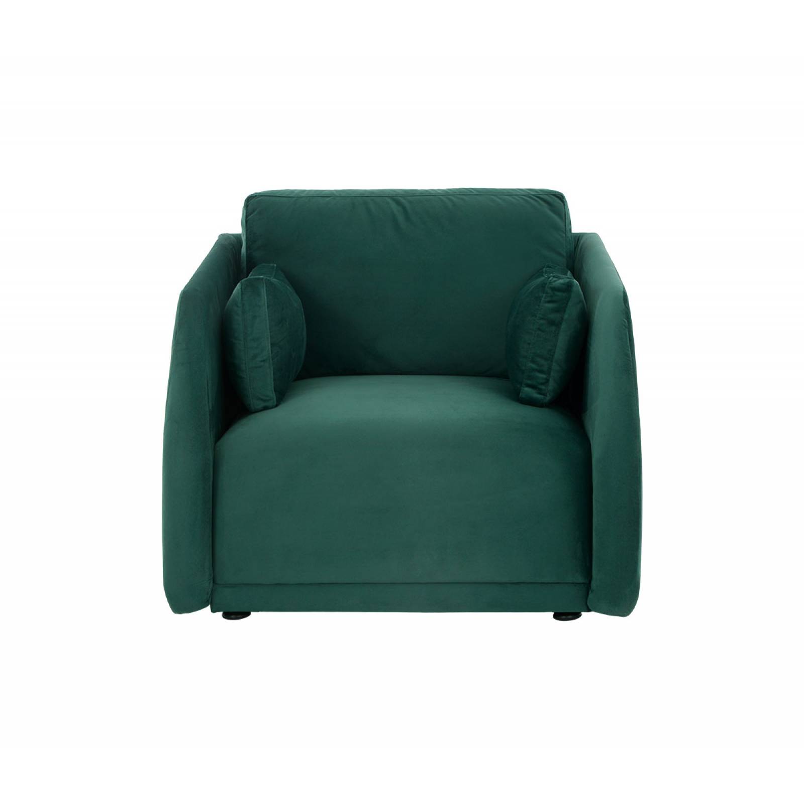 Sillón Mendiola terciopelo Verde oscuro