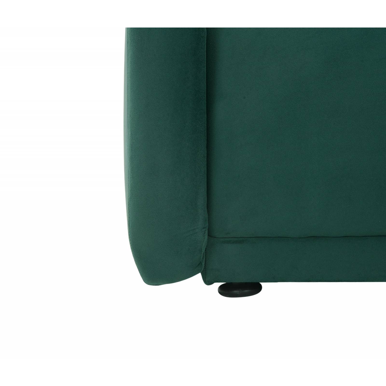 Sillón Mendiola terciopelo Verde oscuro