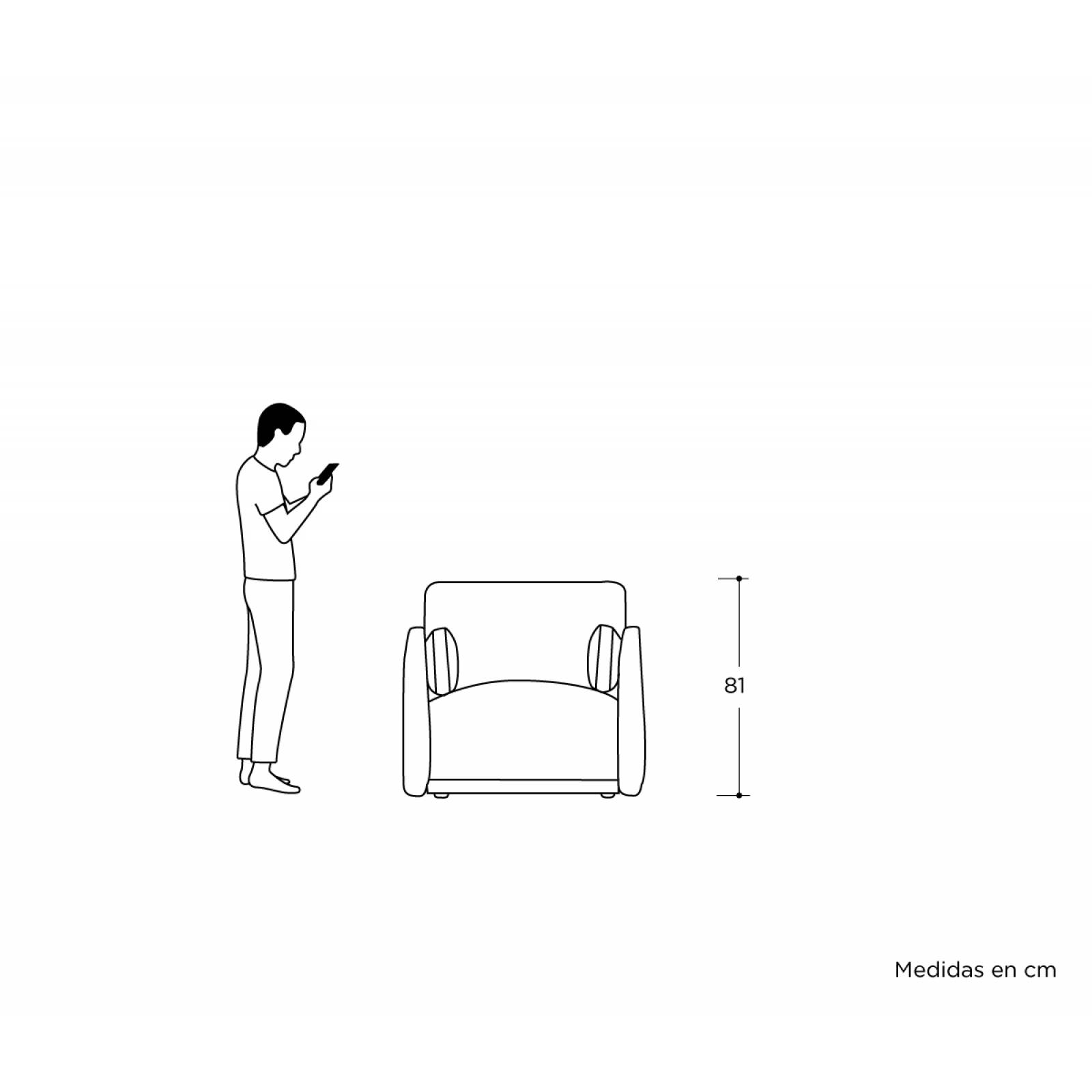 Sillón Mendiola terciopelo Verde oscuro