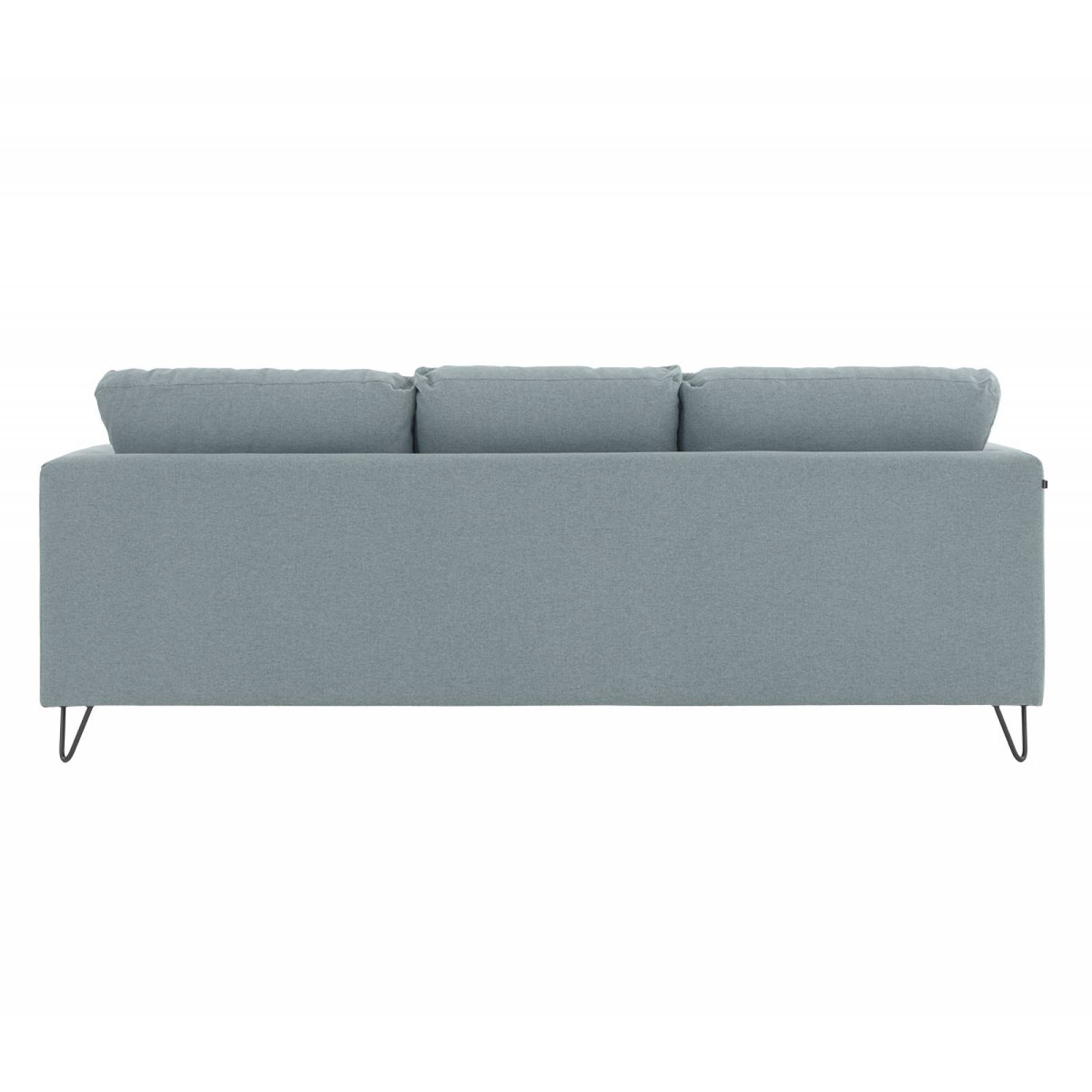 Sofá 3 cuerpos Yoco pata negra   Verde claro