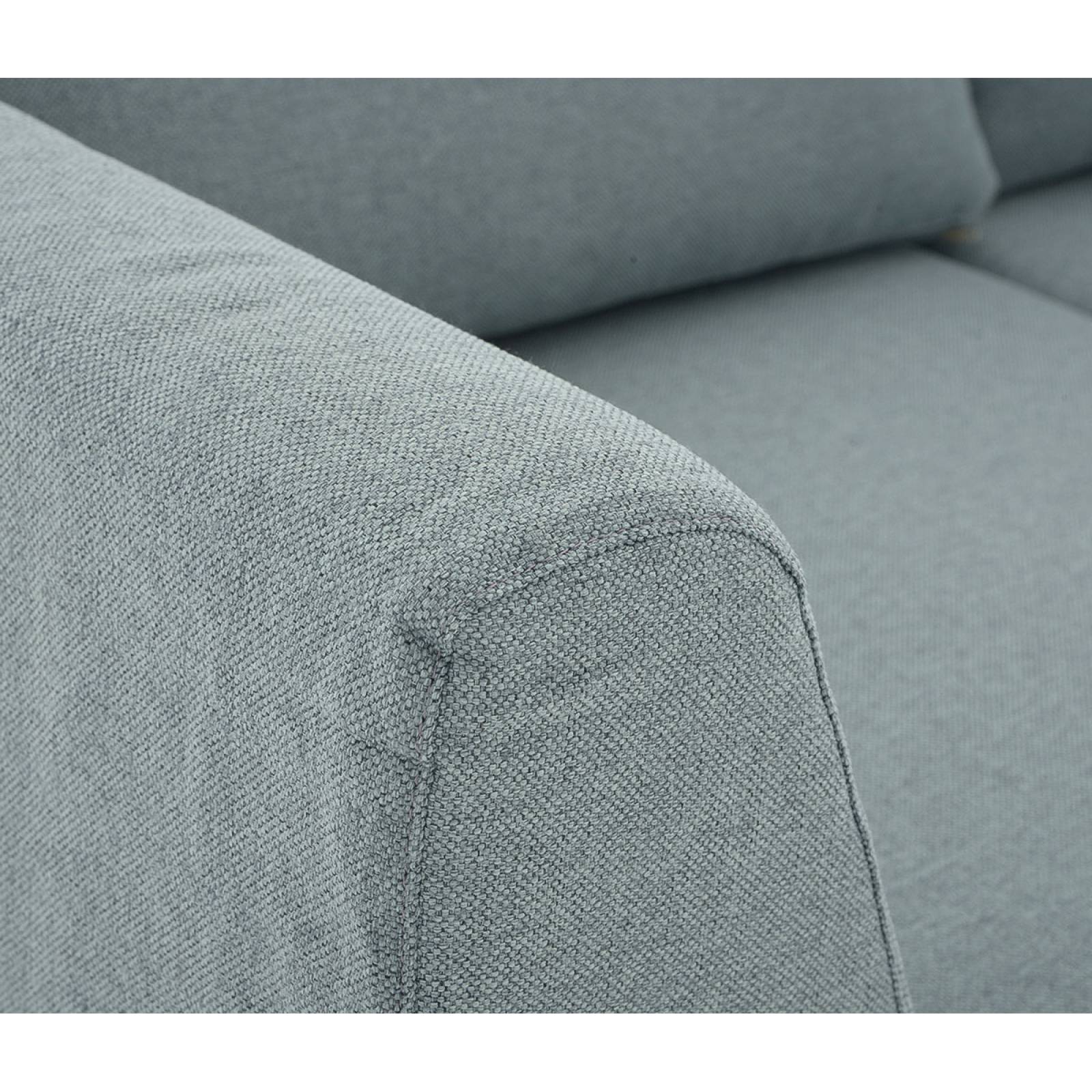 Sofá 3 cuerpos Yoco pata negra   Verde claro