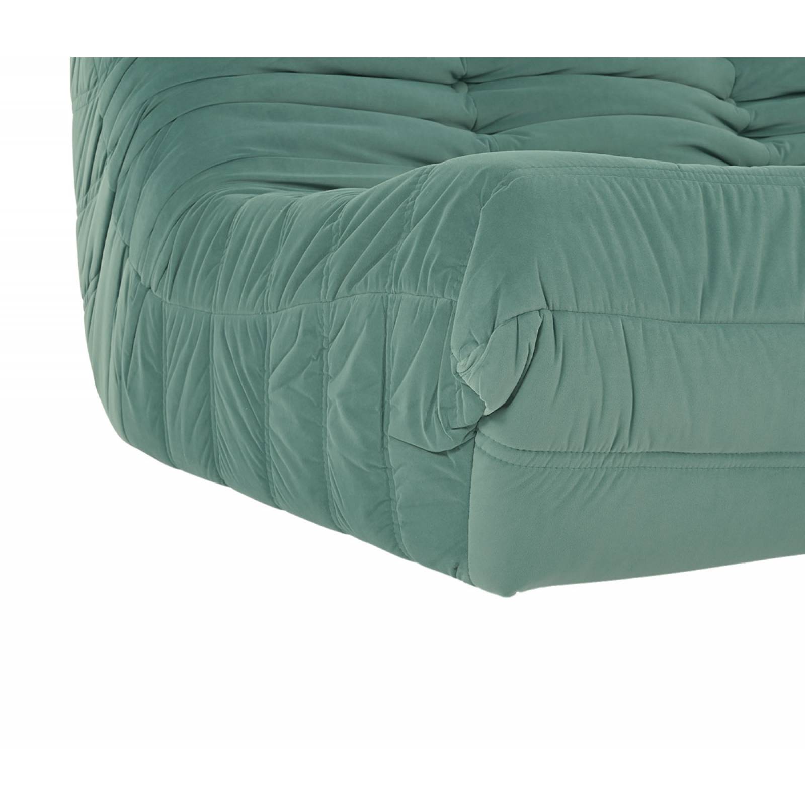 Sofá 3 cuerpos réplica Togo   Verde claro