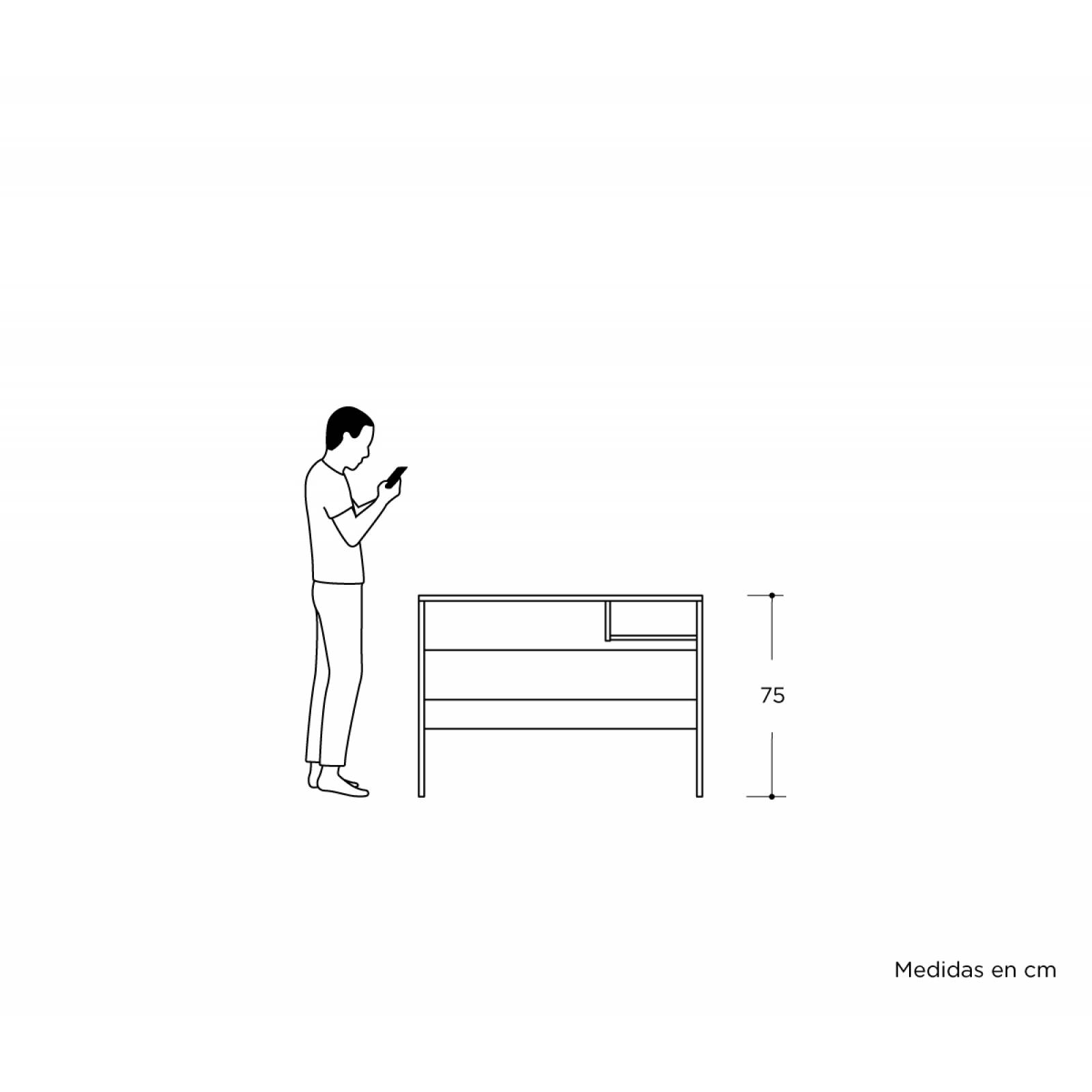 Escritorio Blancx Negro