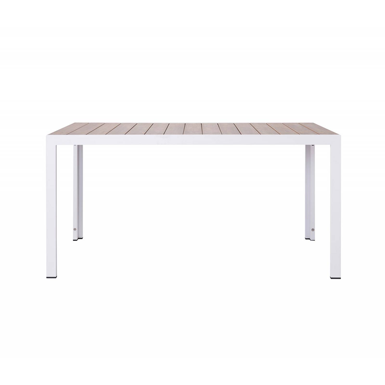 Mesa de comedor Pavia rectangular encino   Blanco