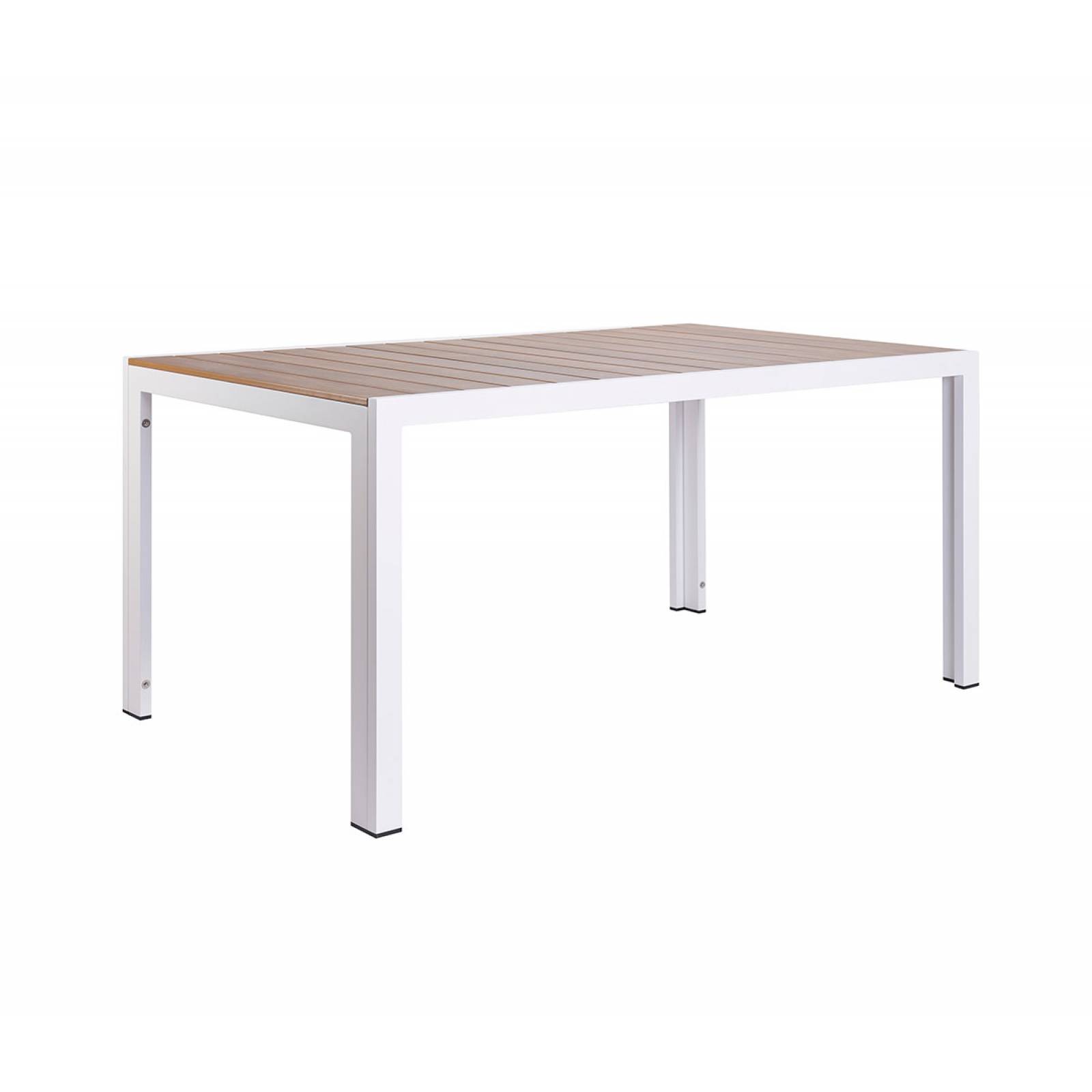 Mesa de comedor Pavia rectangular encino   Blanco