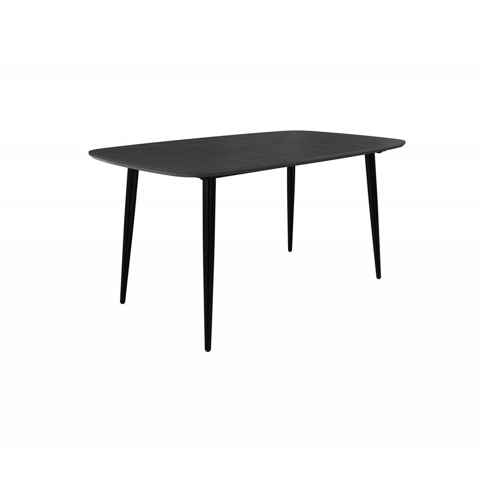 Mesa de comedor Sopra 150 cm pata negra Negro