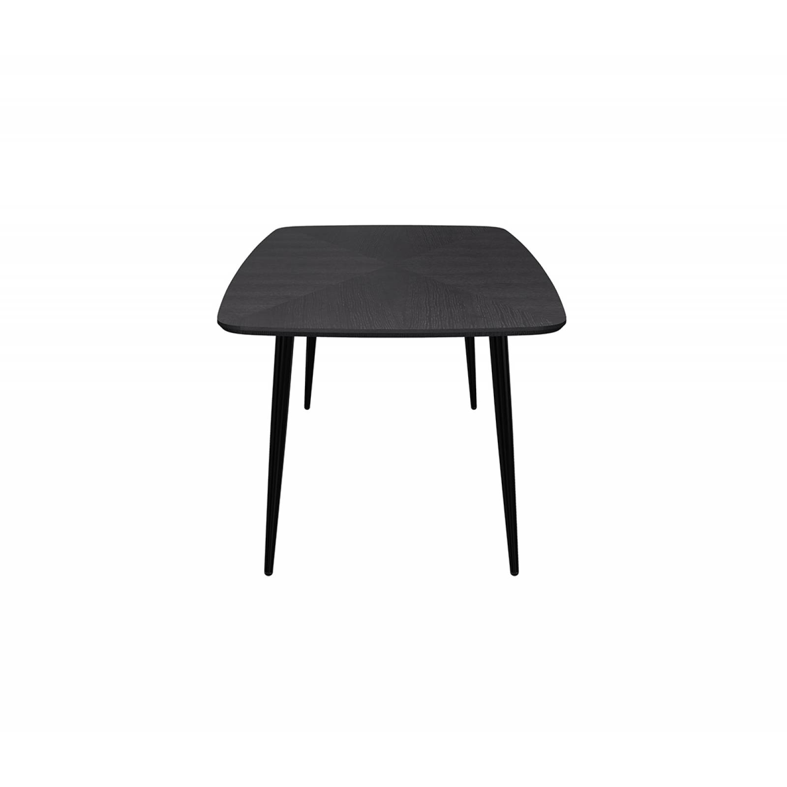 Mesa de comedor Sopra 150 cm pata negra Negro