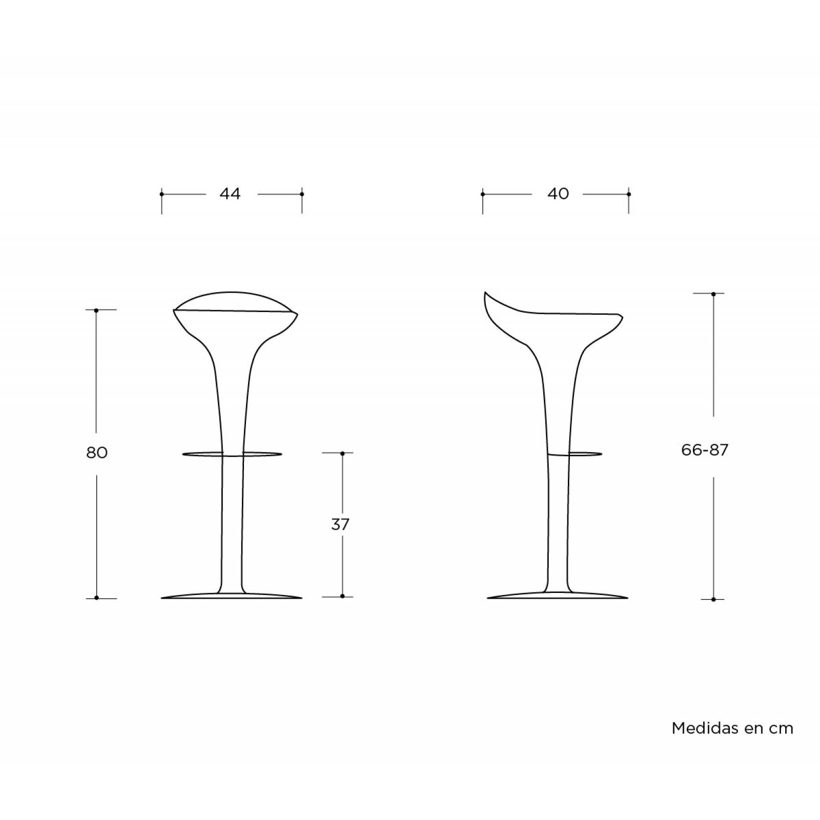 Banco alto Sánchez   Naranja