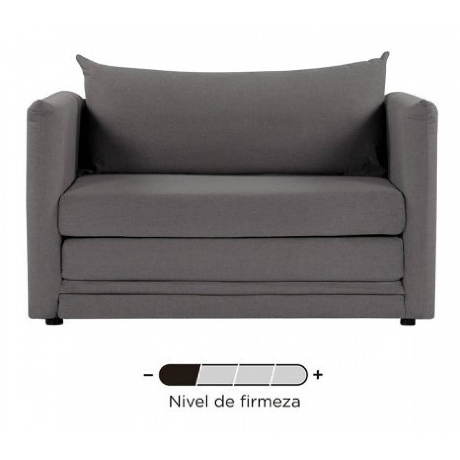 Sofá Cama Ludor   Gris Oscuro