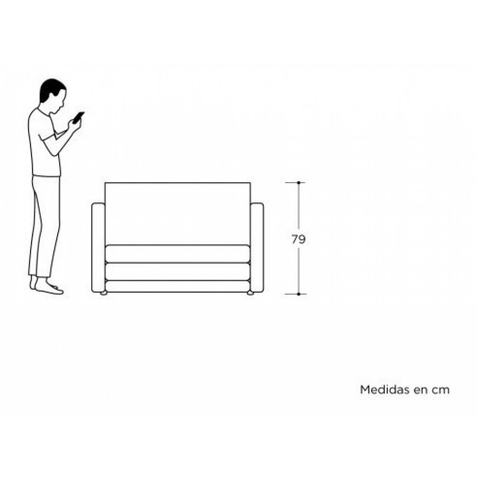 Sofá Cama Ludor   Gris Oscuro