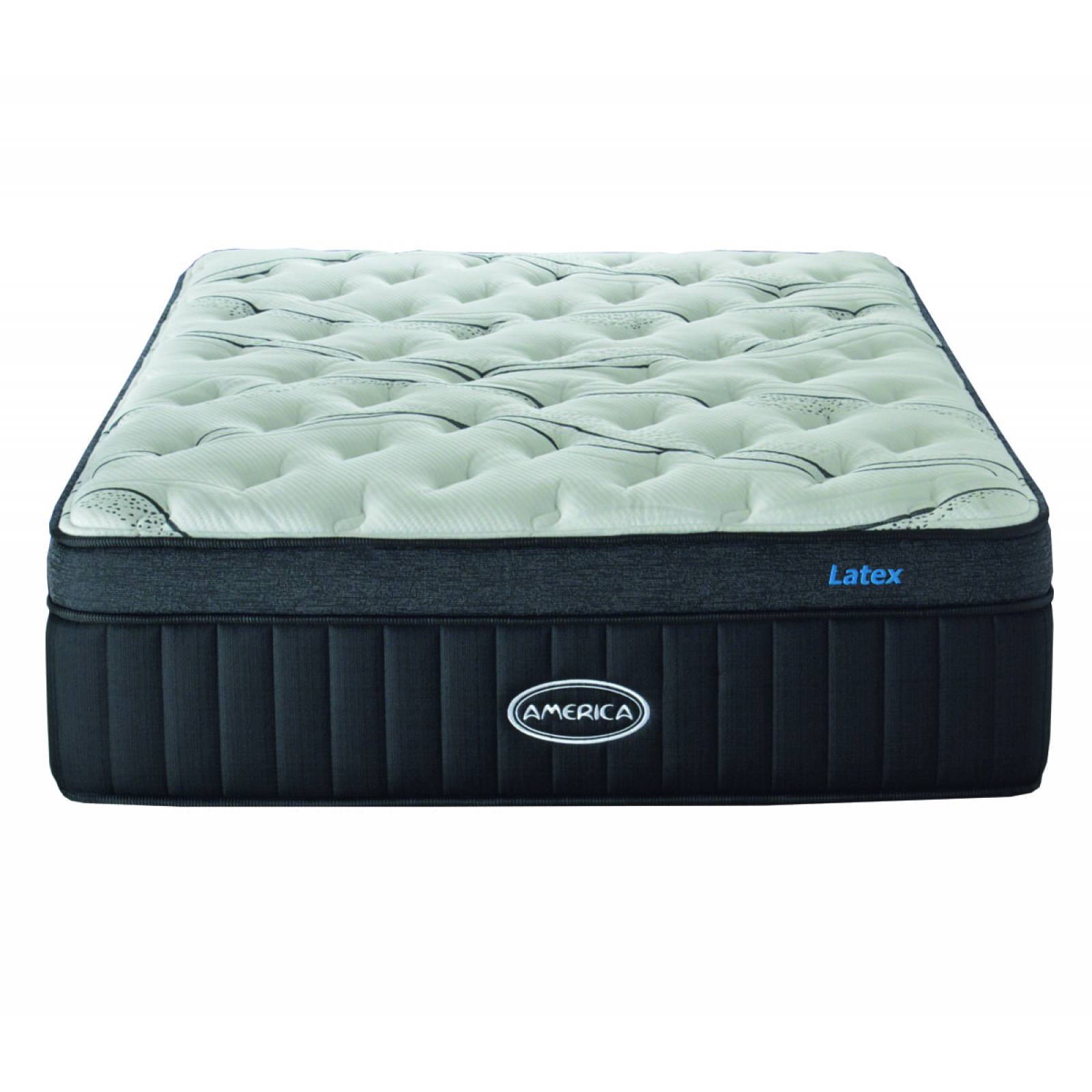 Colchón América Blackline matrimonial   Gris oxford