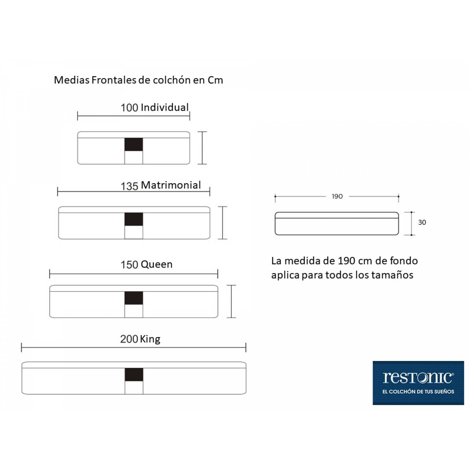 Colchón Roma Restonic Queen size