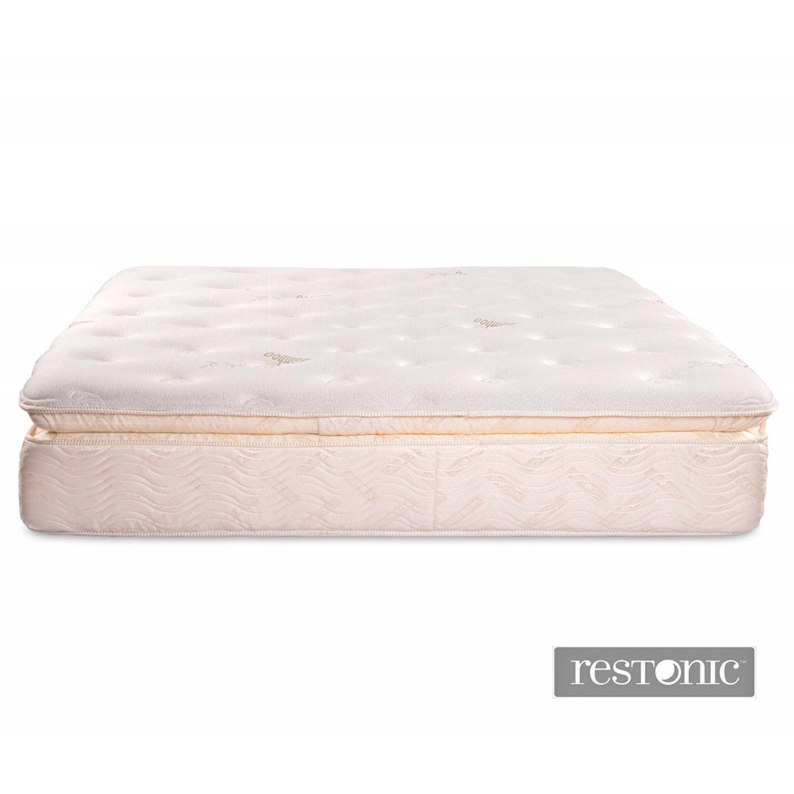 Colchón king size Bamboo Restonic   Blanco