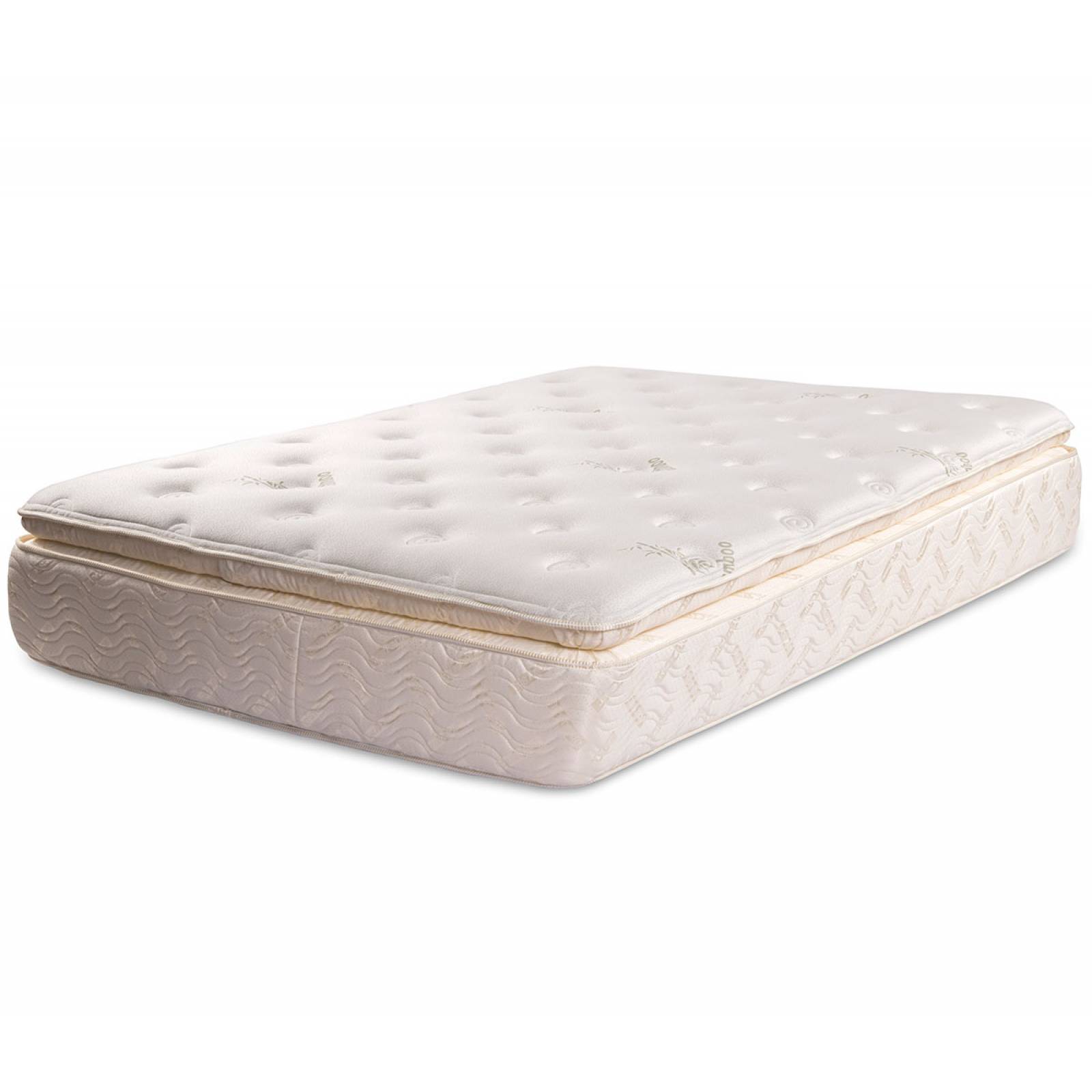 Colchón queen size Bamboo Restonic   Blanco