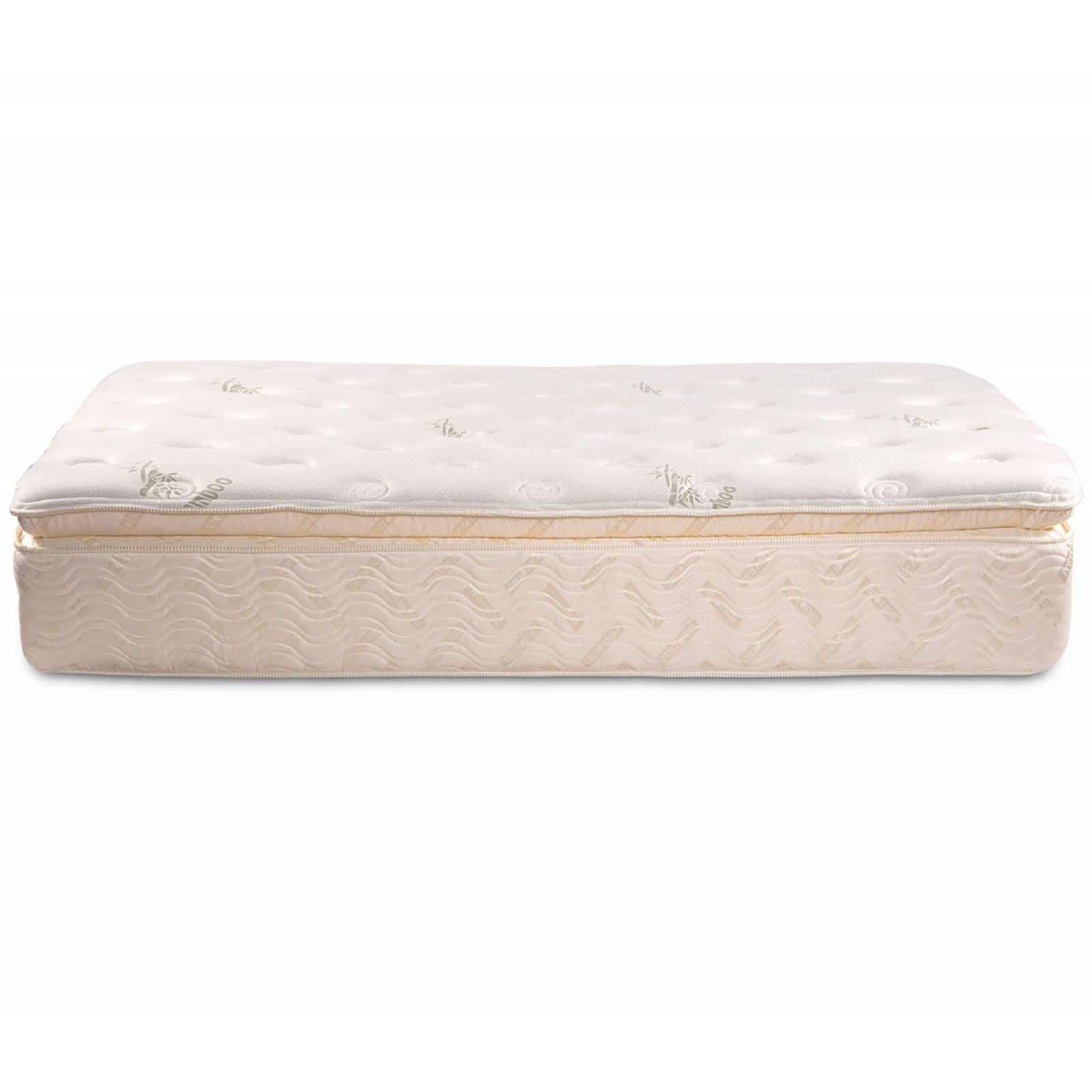 Colchón queen size Bamboo Restonic   Blanco