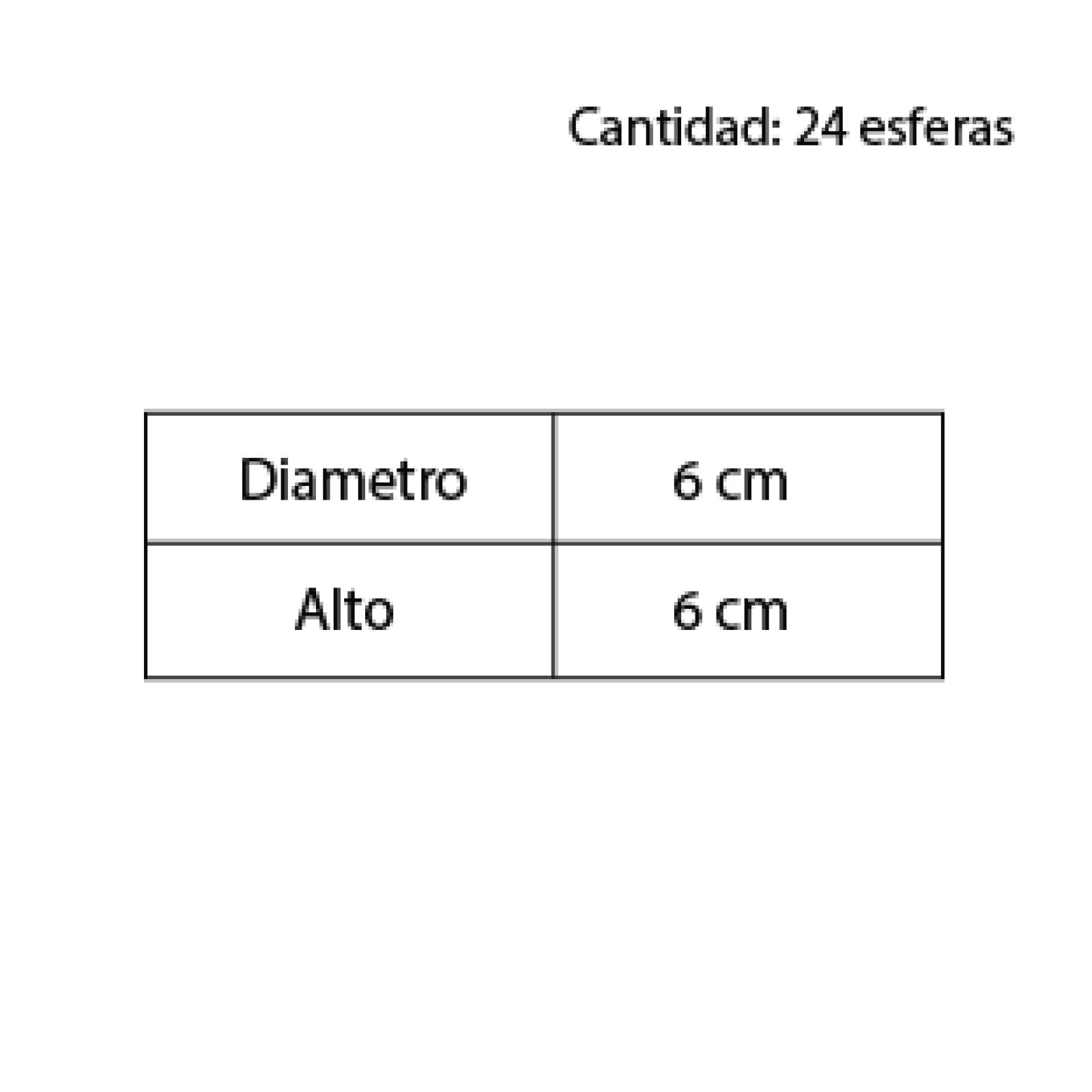 Esferas navideñas Noty Dorado