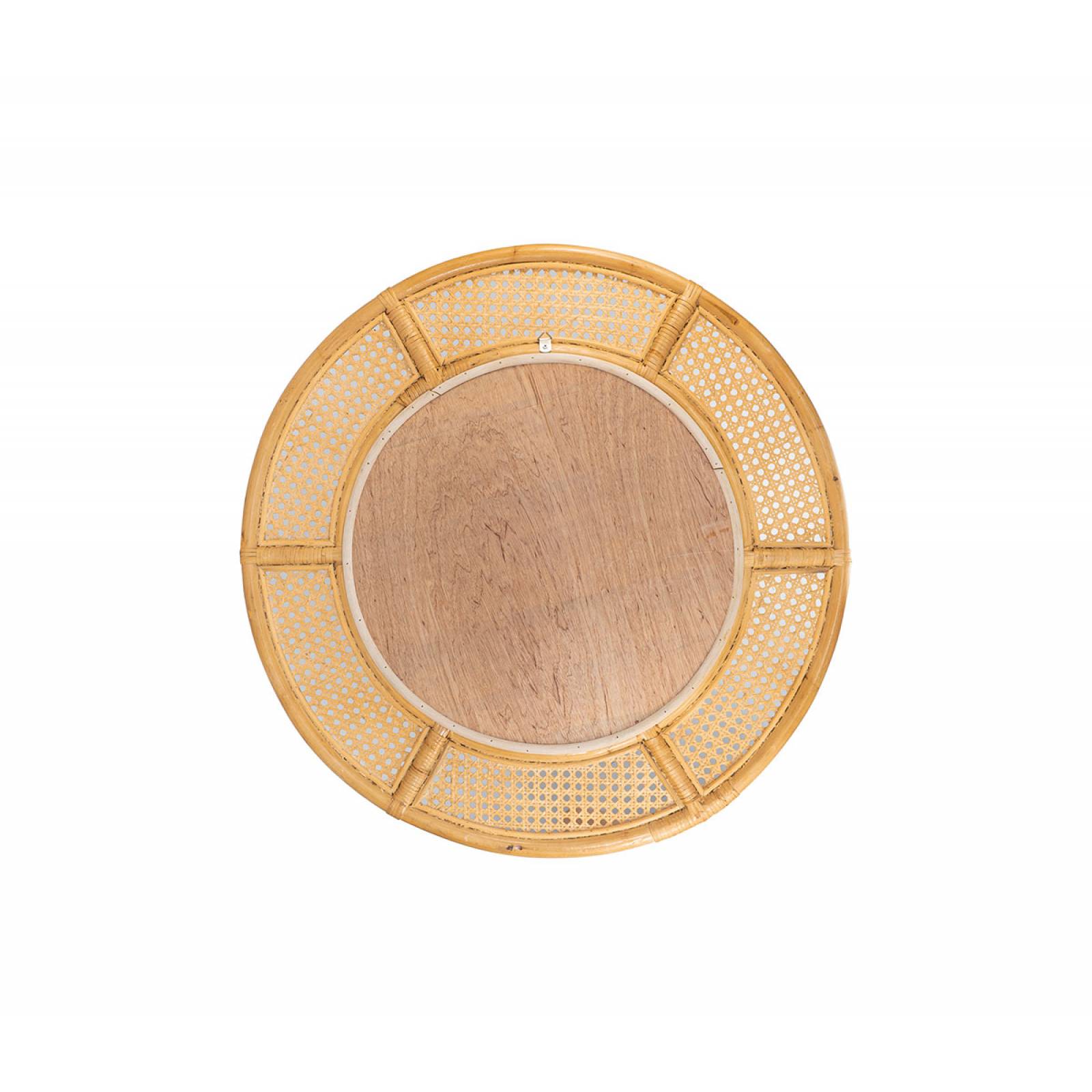 Espejo de pared Tlalmimilolpan   Amarillo