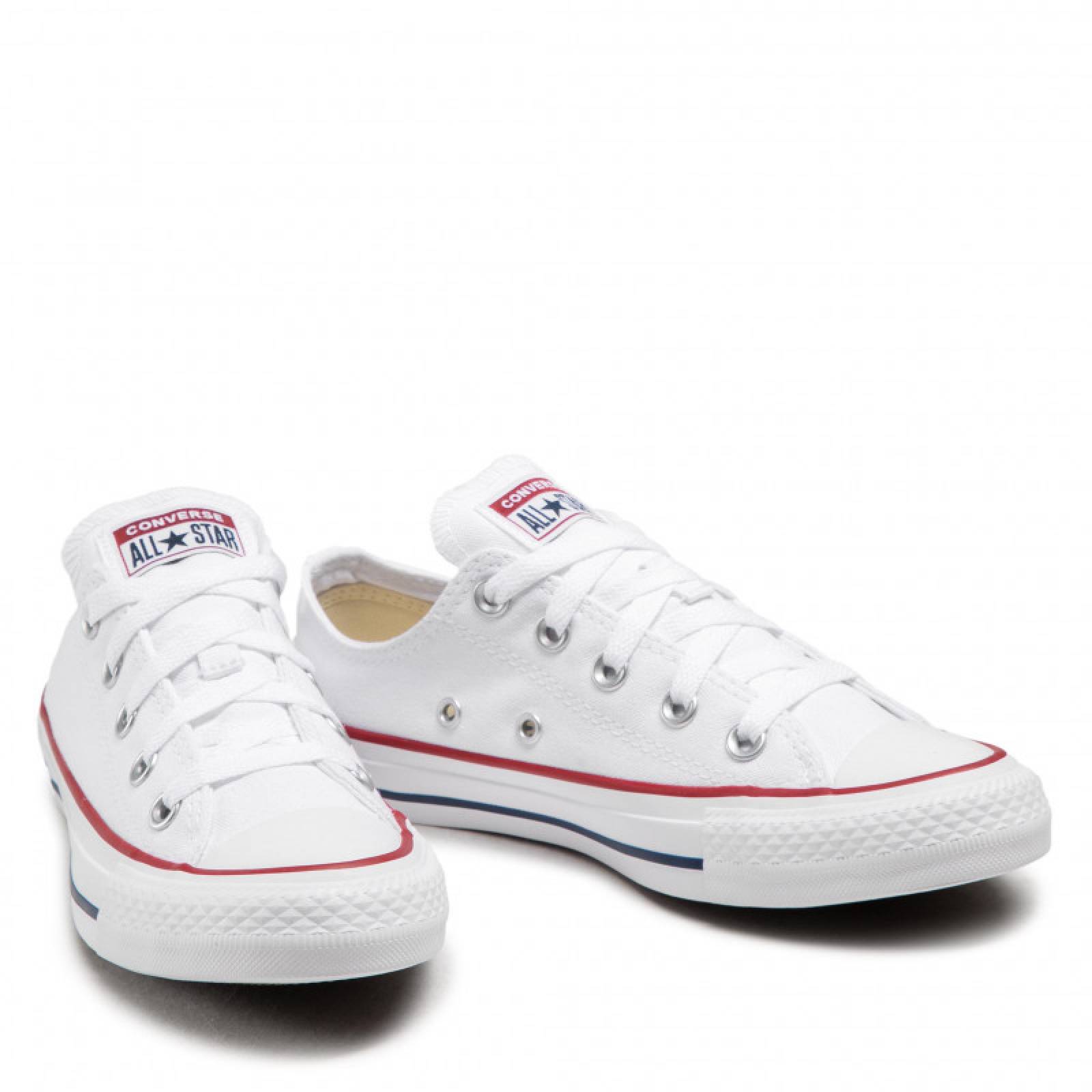 Tenis Converse Unisex Choclo Lona M7652 Blanco