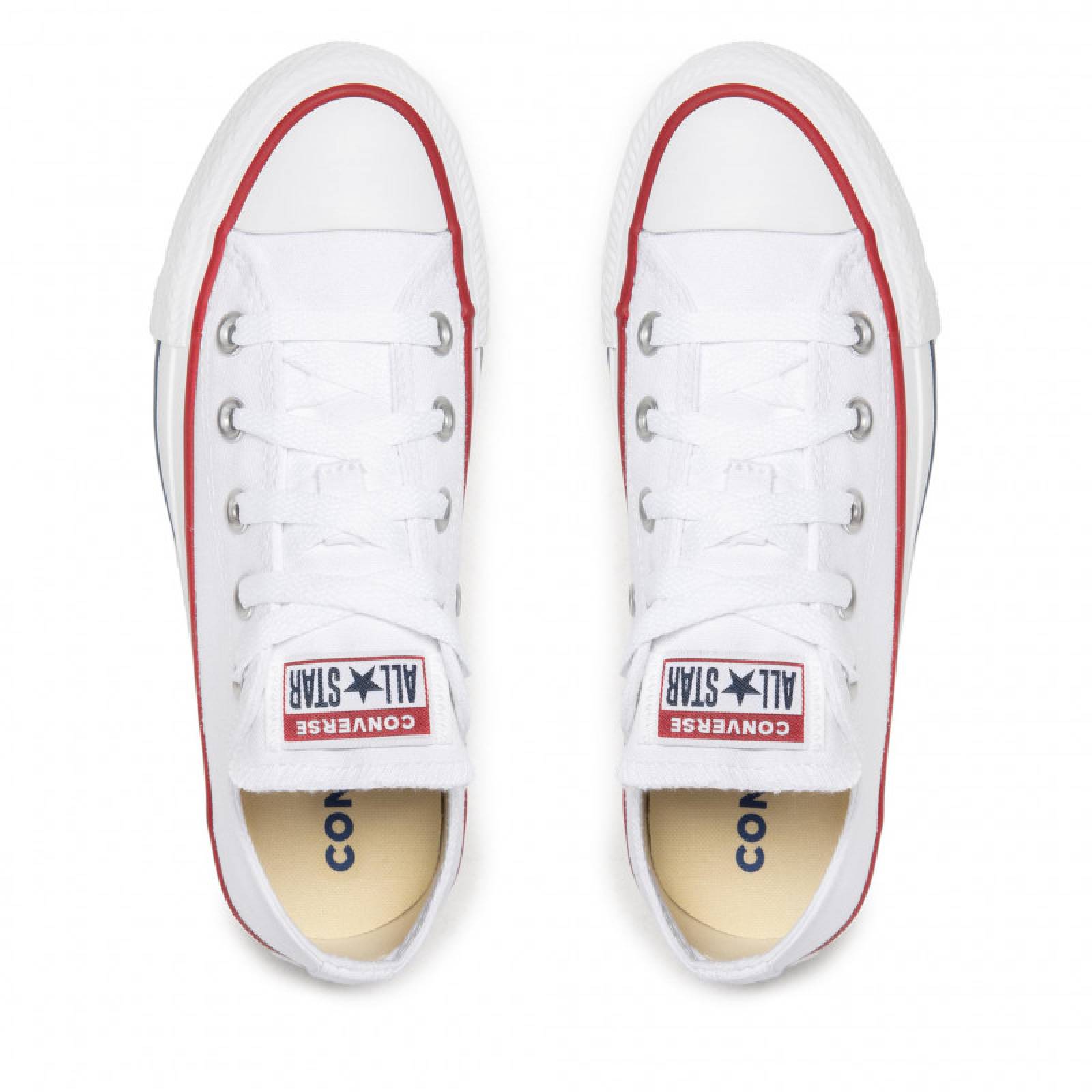 Tenis Converse Unisex Choclo Lona M7652 Blanco