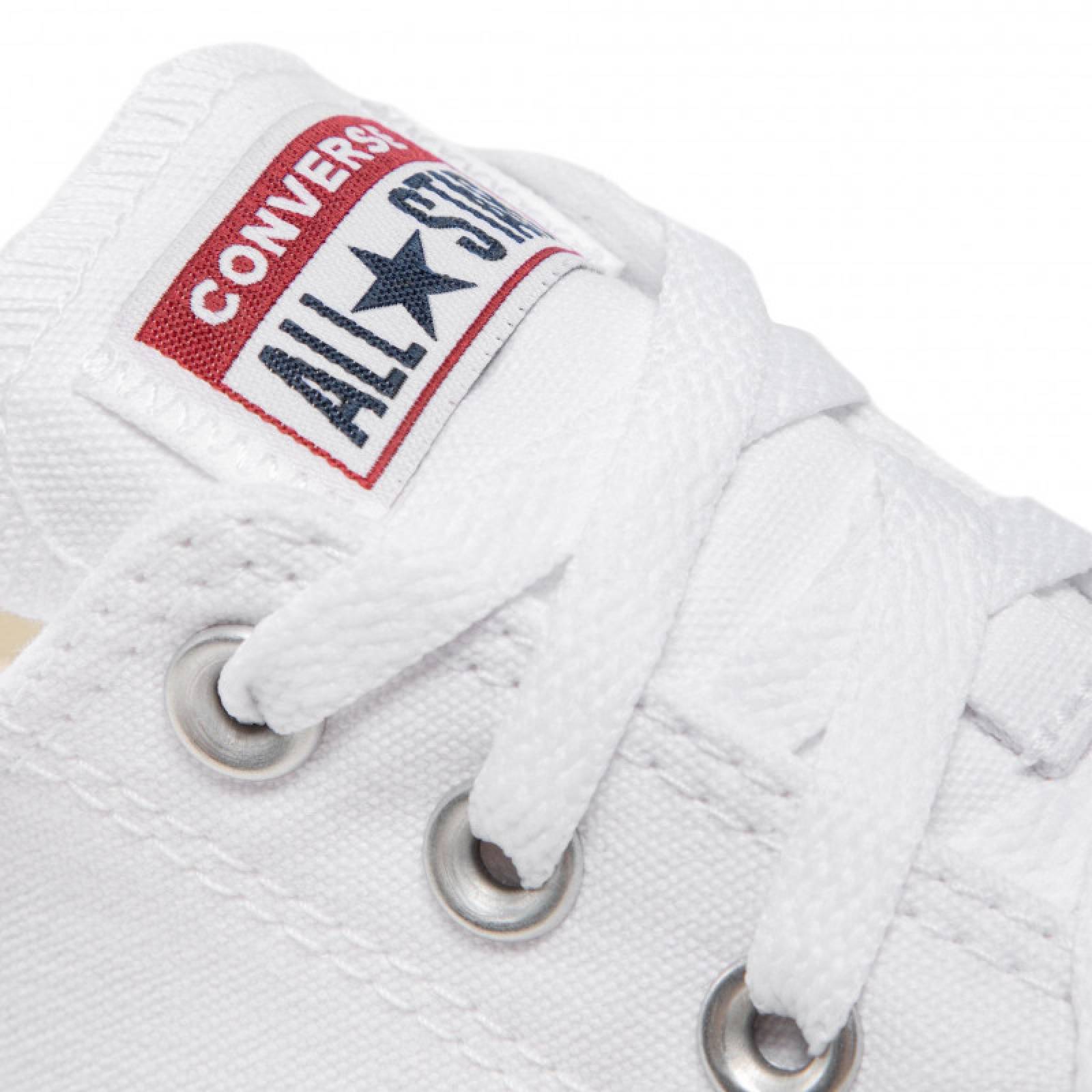 Tenis Converse Unisex Choclo Lona M7652 Blanco