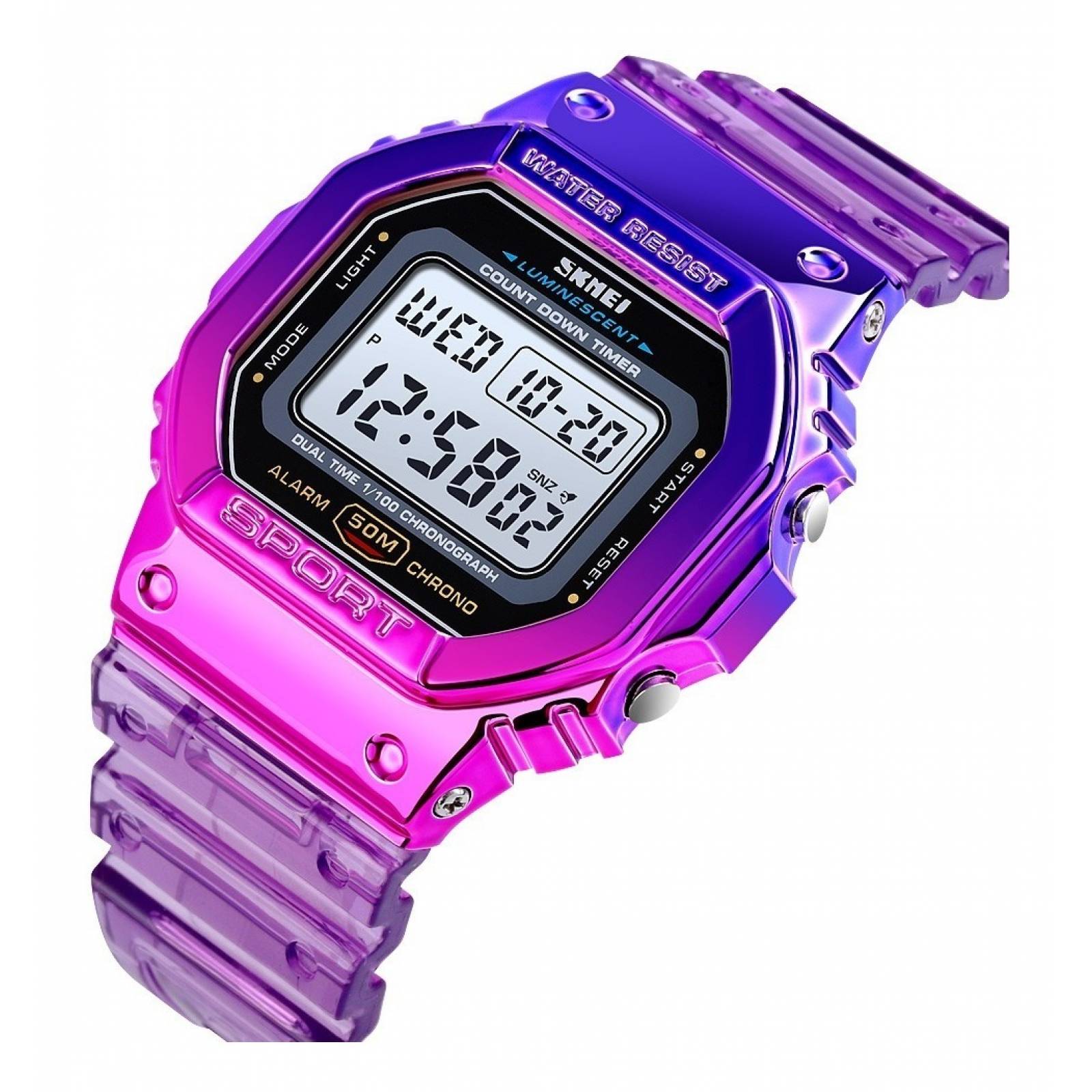 Reloj Skmei Para Mujer Digital Deportivo Multicolor Pp 1622