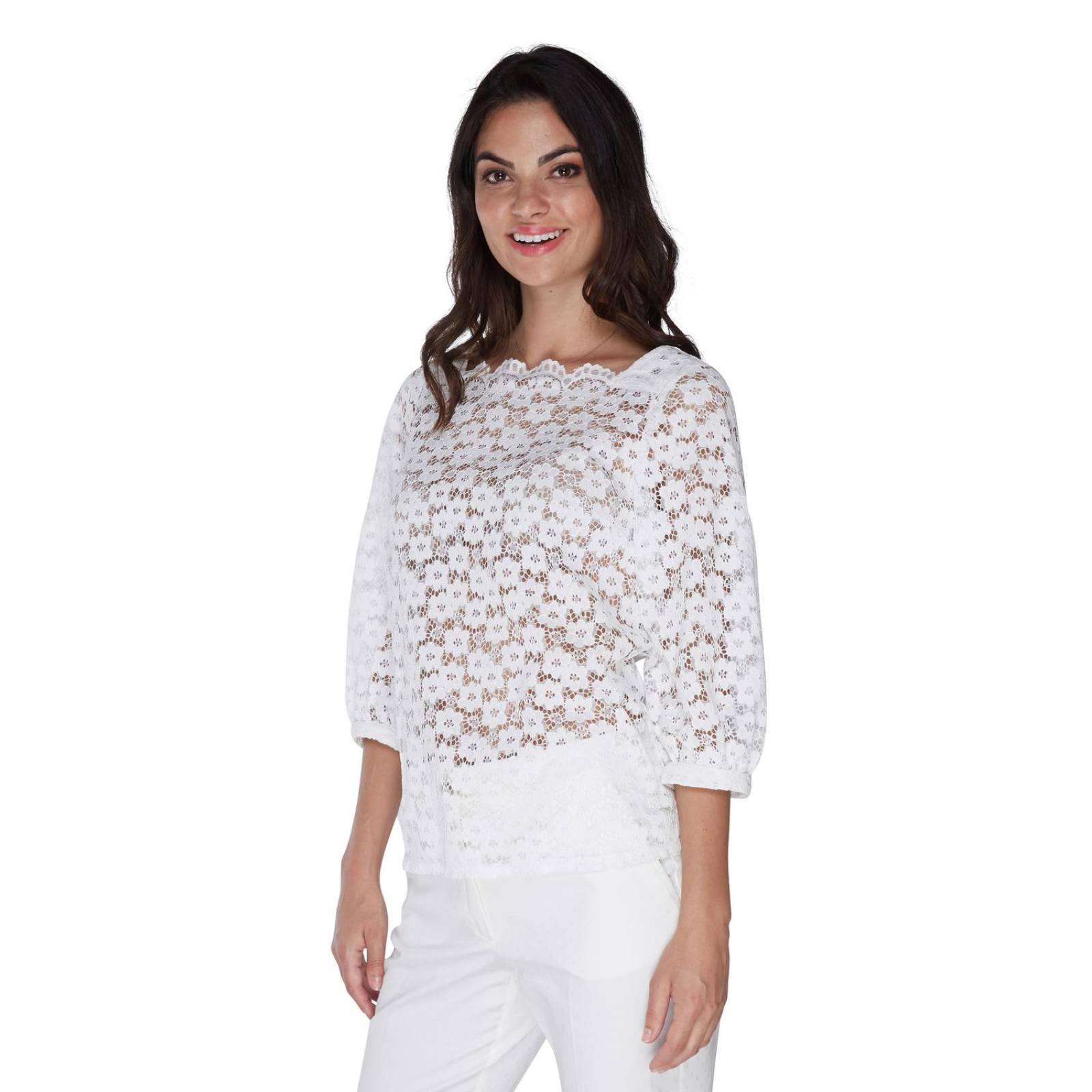 Blusa de Mujer Marsel Bordada Casual y Formal 