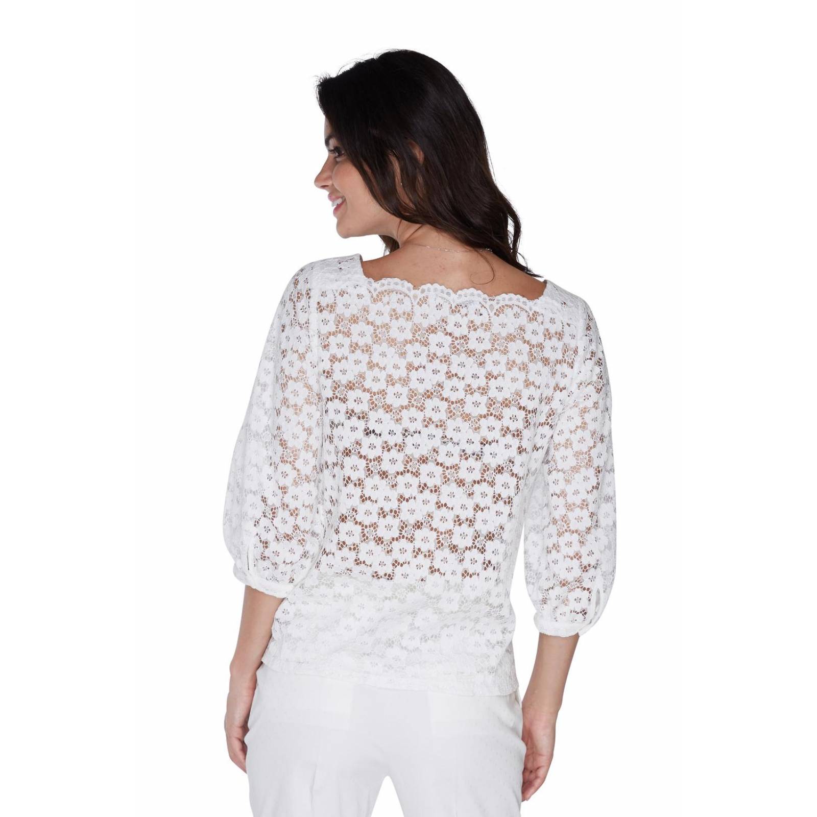 Blusa de Mujer Marsel Bordada Casual y Formal 