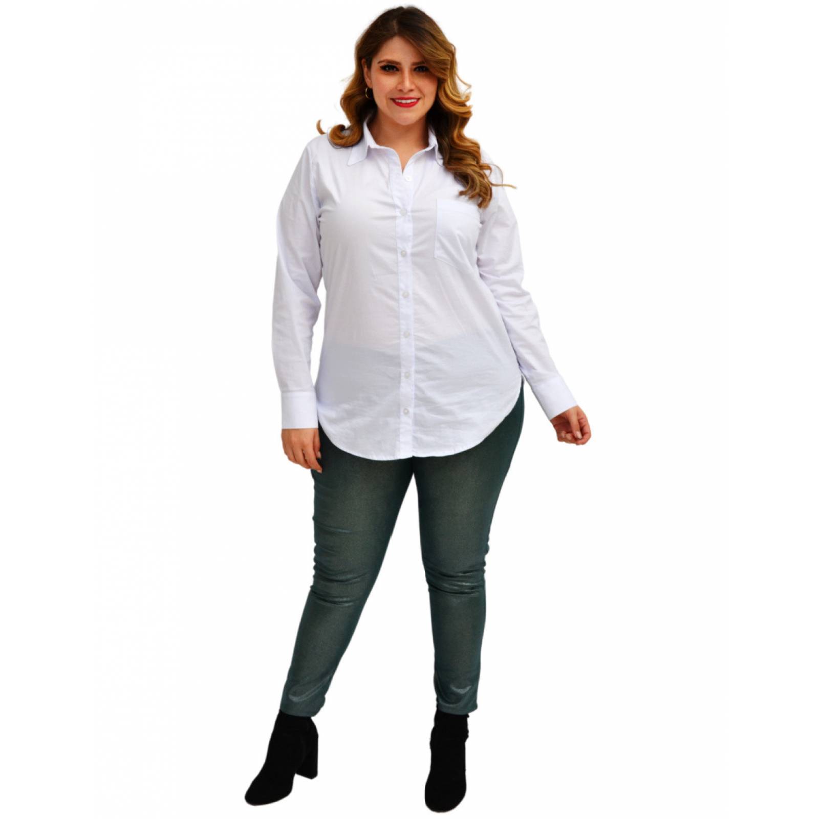 Pantalón Roman Fashion tipo leggins en talla extra para mujer 4025