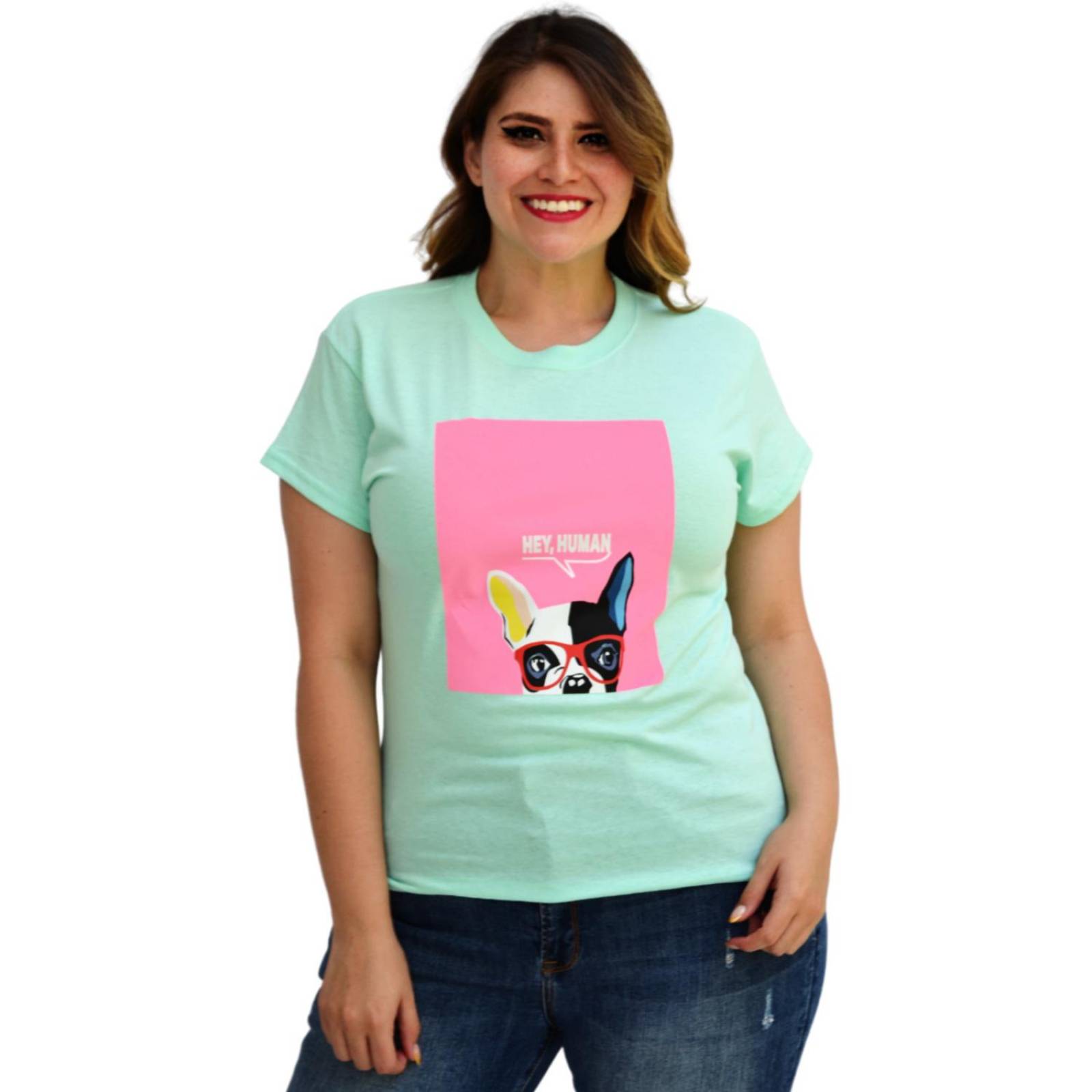 Playera talla extra, modelo 9001-35 (menta) 