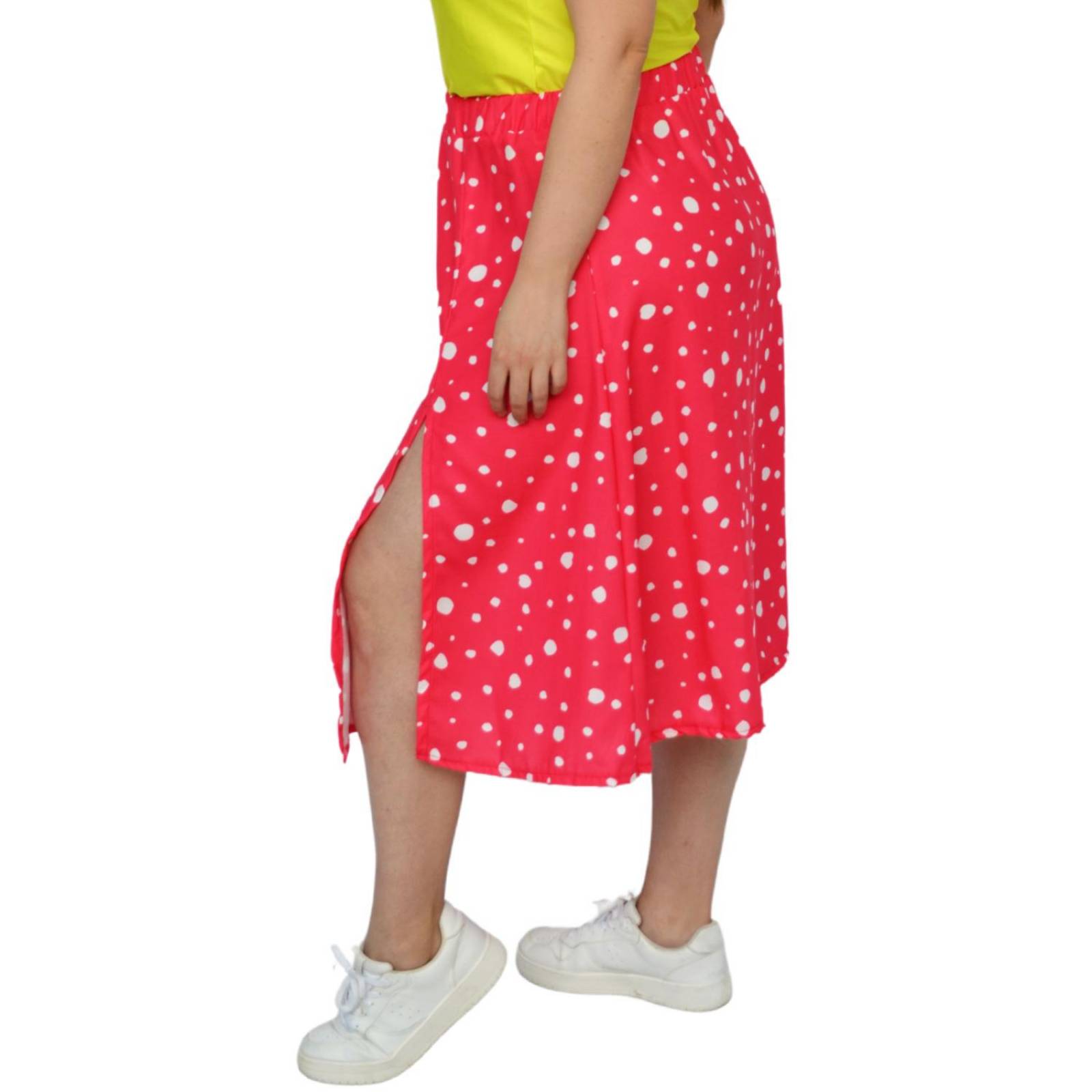 Falda midi talla extra, modelo 7040 (Fiusha)